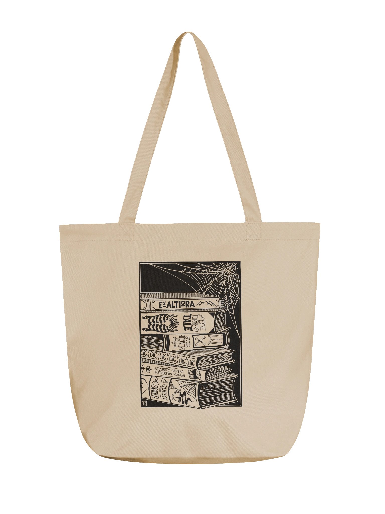 Stack of Old Books Totebag product image (1)