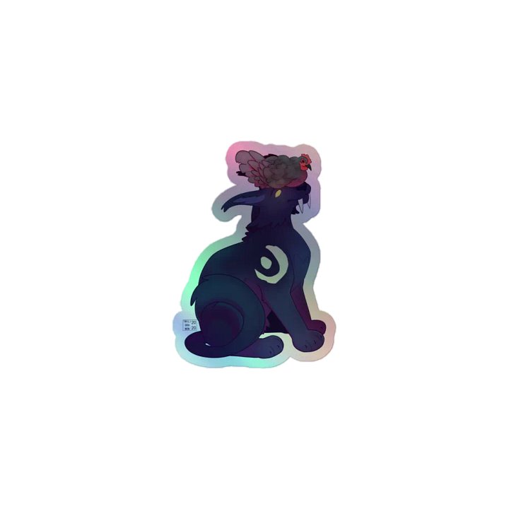 Holographic Luna Sticker product image (1)
