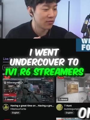 Athieno Goes UNDERCOVER 1v1ing Streamers in R6 #r6 #rainbow6siege #rainbowsix #rainbowsixclips #r6clips 