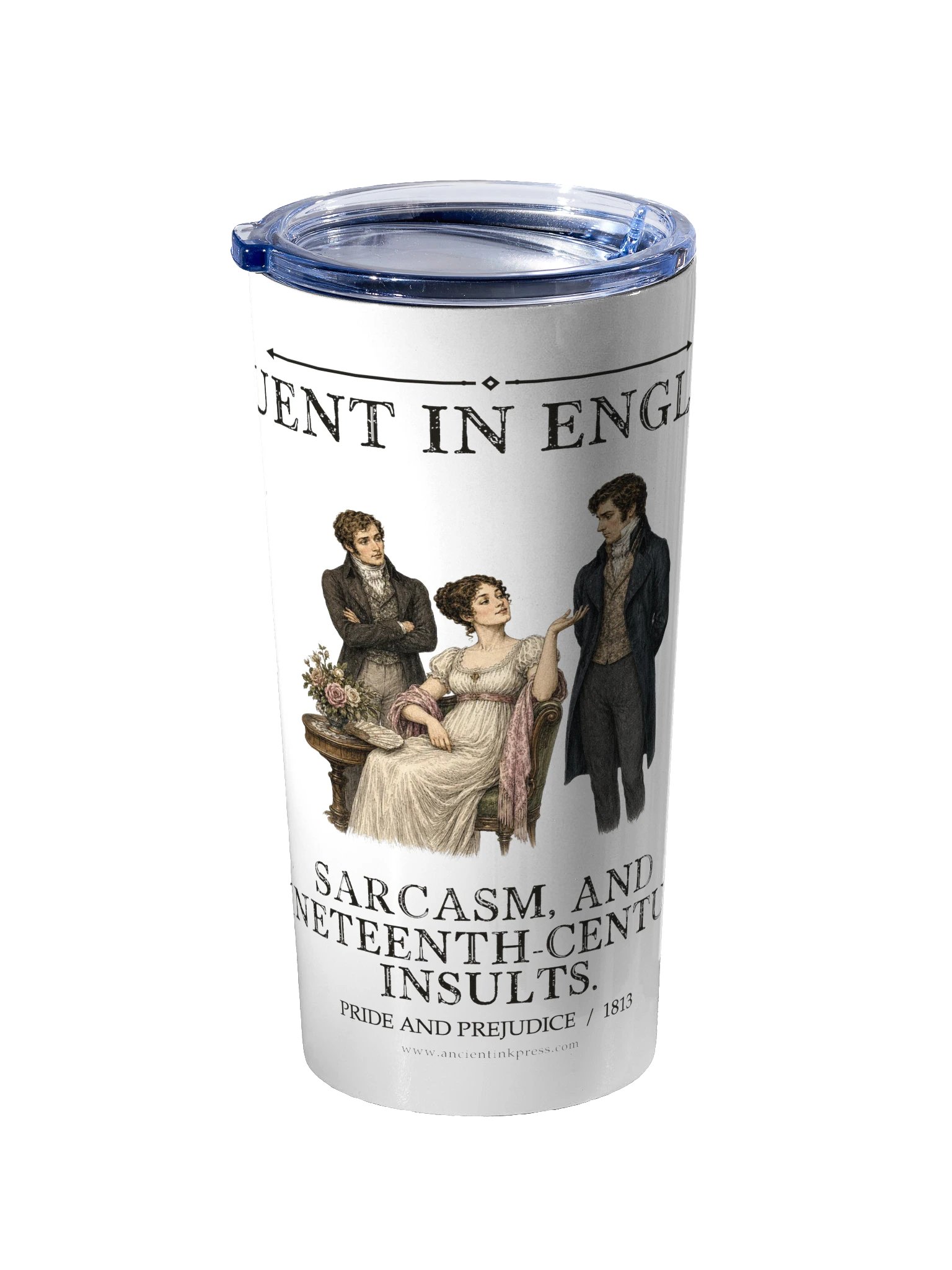 Fluent In Insults -- Pride and Prejudice 20oz Tumbler product image (2)