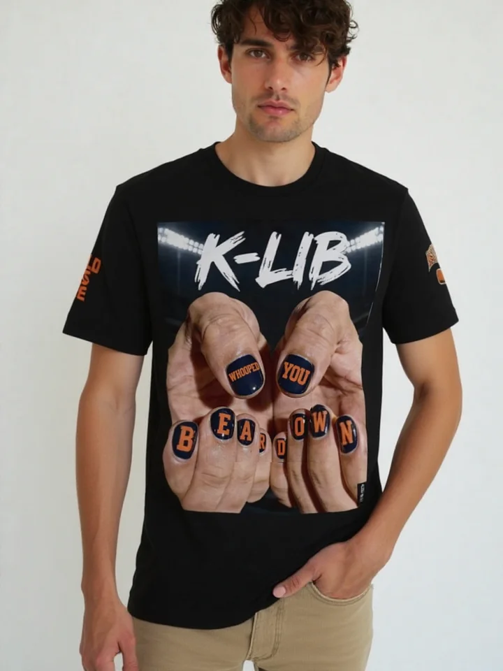 K-Lib “Bear Down” Punch Tee | Chicago | Football | Rival Locker product image (1)