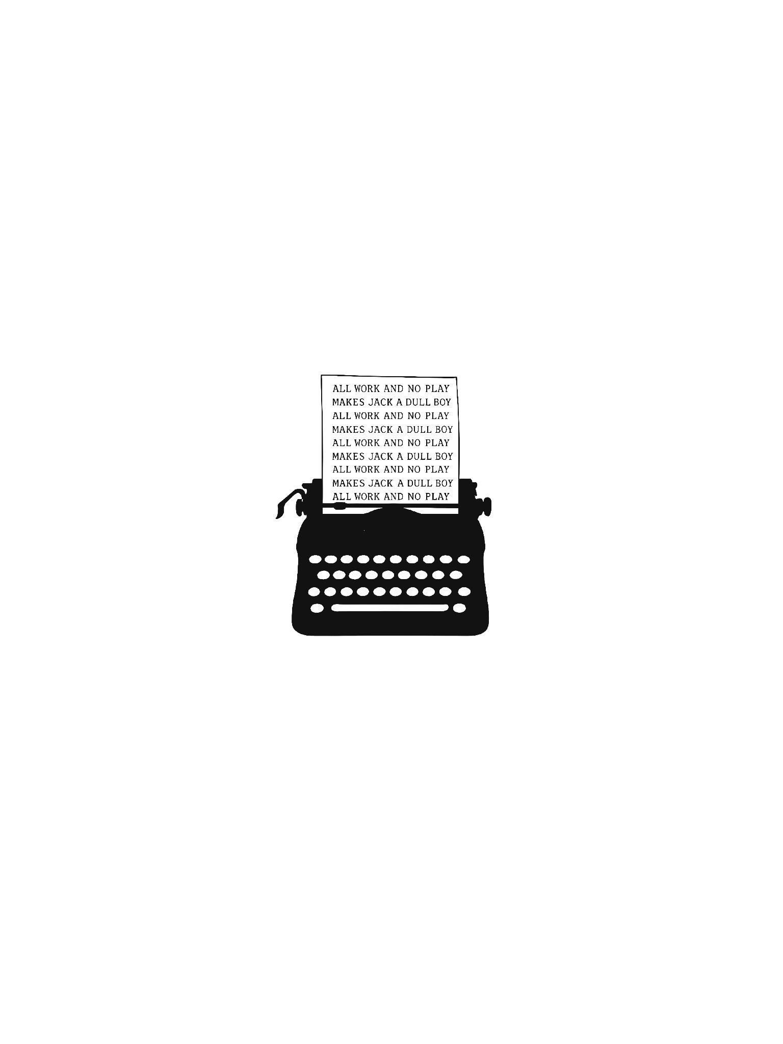 Jack’s Typewriter Desk Mat - The Shining product image (1)
