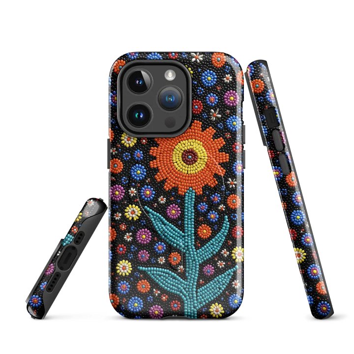 Floral Fusion Faux-Beaded iPhone® Tough Case product image (3)