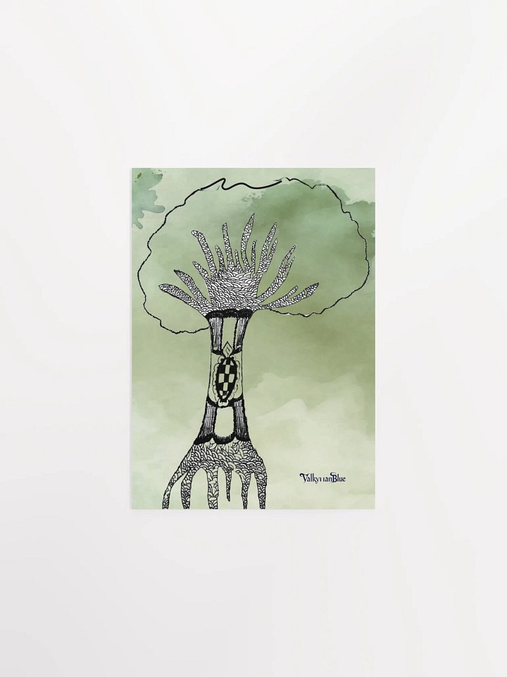 Whimsical Tree Zentangle Poster product image (1)