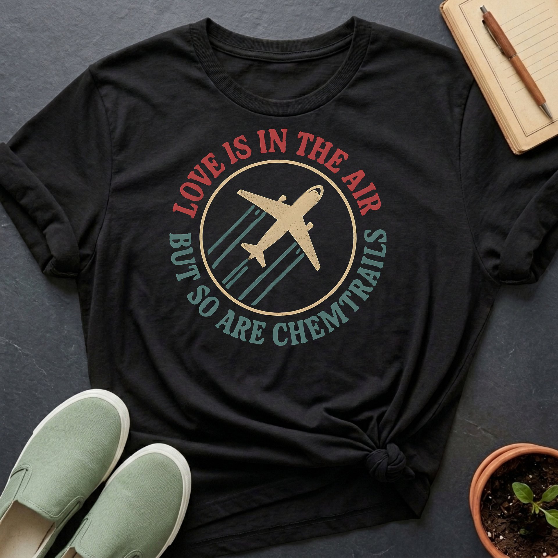 Good Clean Fun: "Love Is In The Air" Organic T-Shirt product image (1)