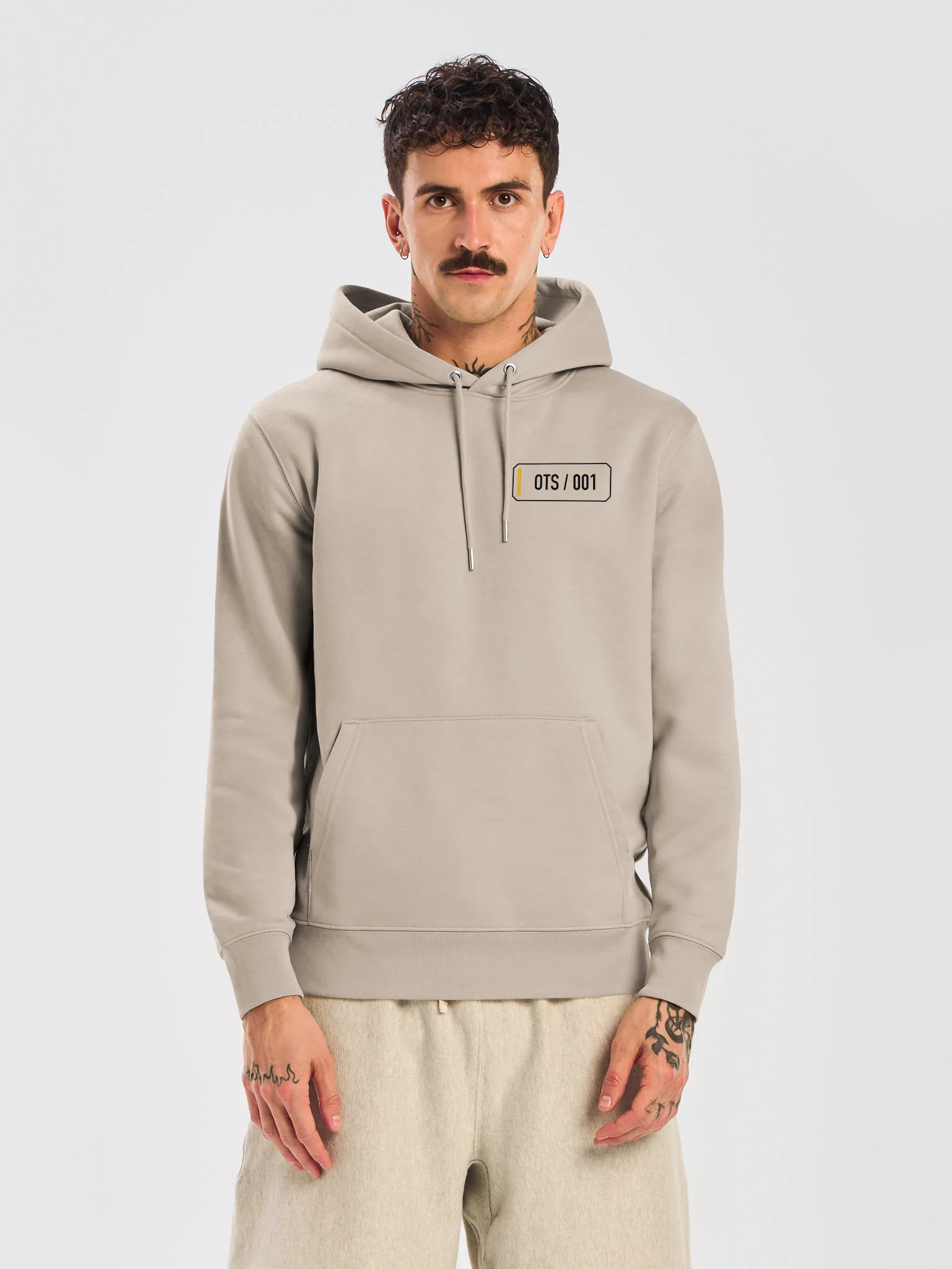 OTS 001 Black Minimal Hoodie product image (15)
