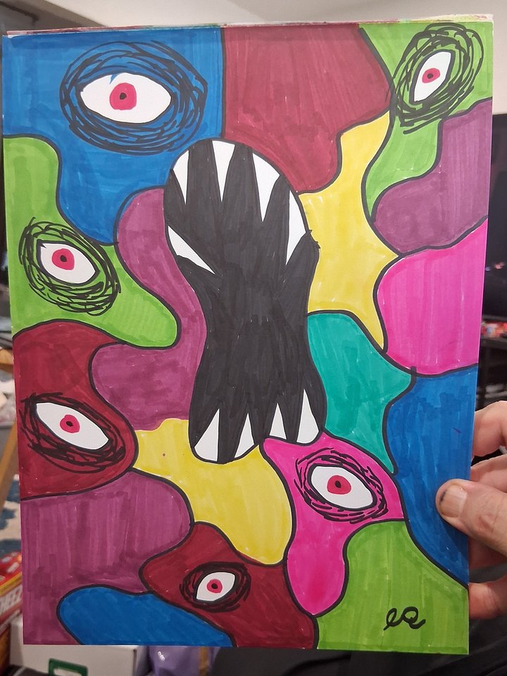 Night Terrors Original Drawing product image (1)