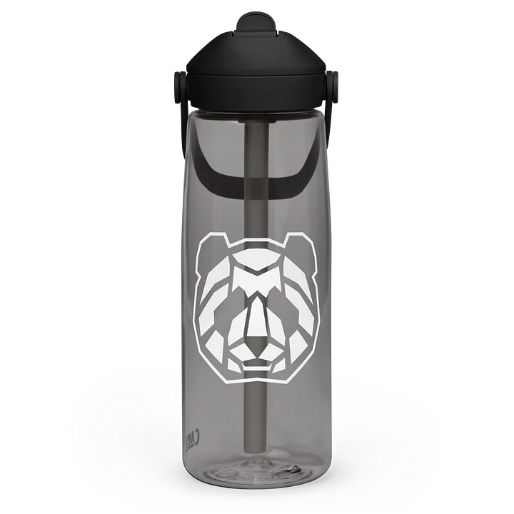 Flip Straw Water Bottle Clear product image (1)