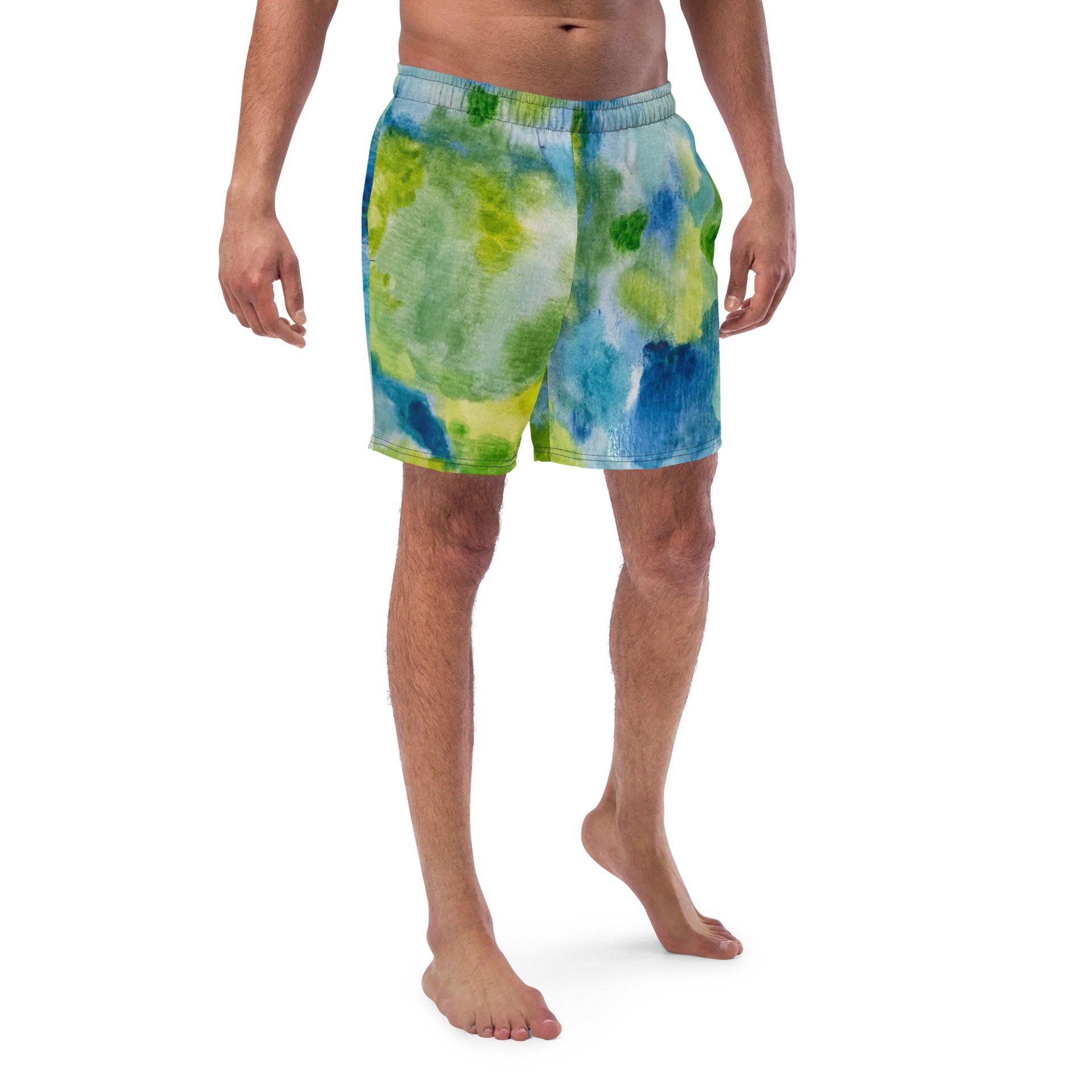 Green Watercolor Men Trunks product image (1)