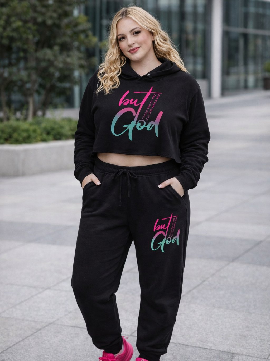 But God Premium Fleece Joggers product image (2)