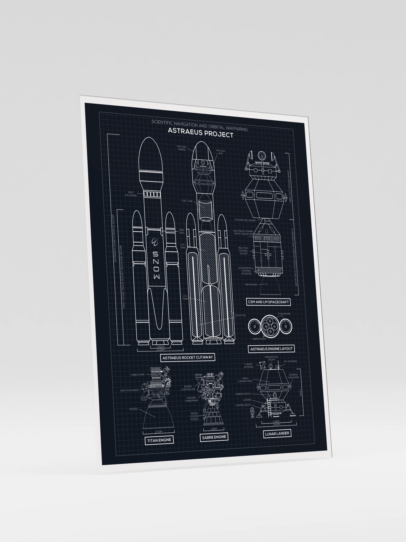 rocket blueprint design product image (2)