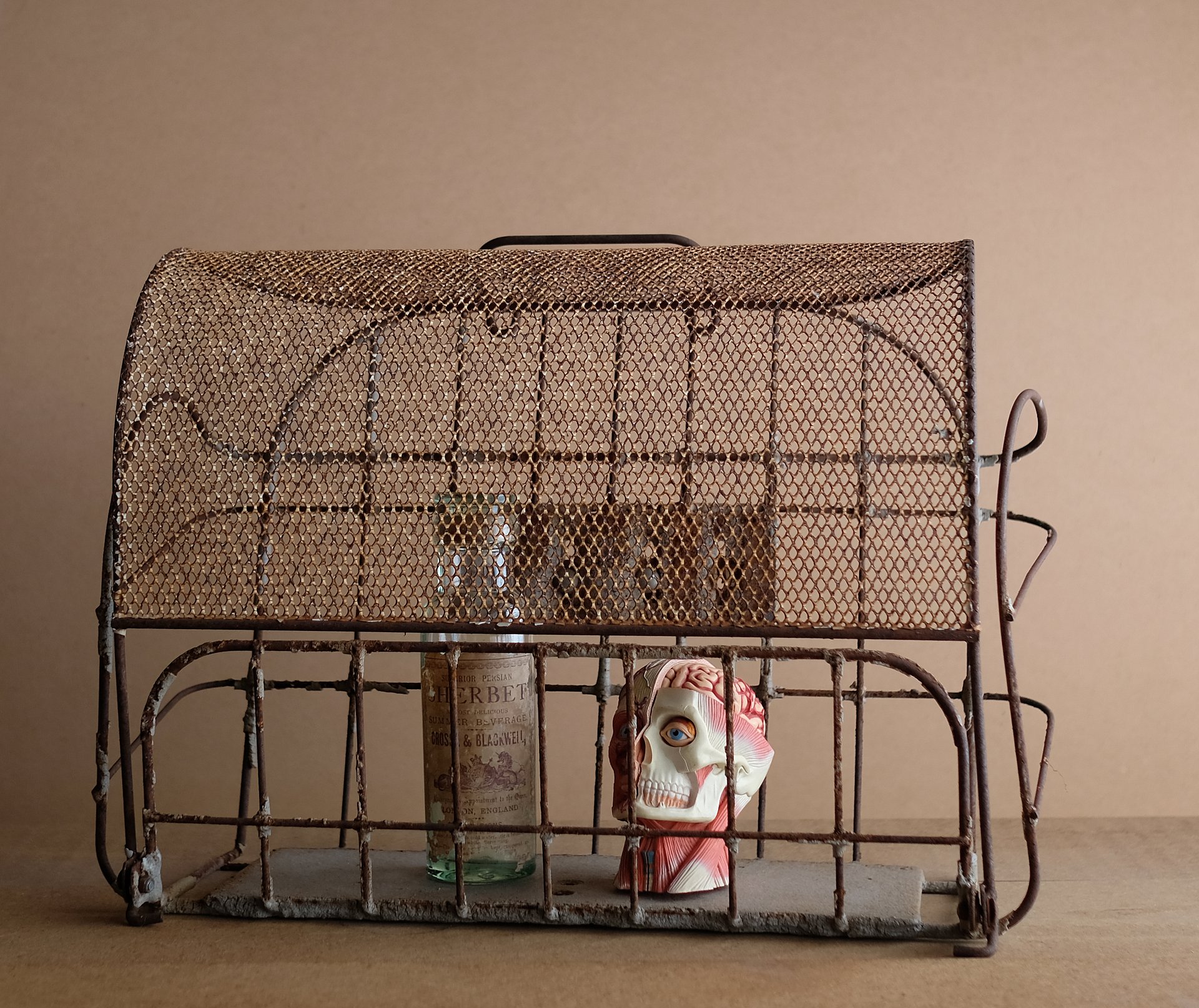 昭和レトロ 古い自転車かご product image (7)