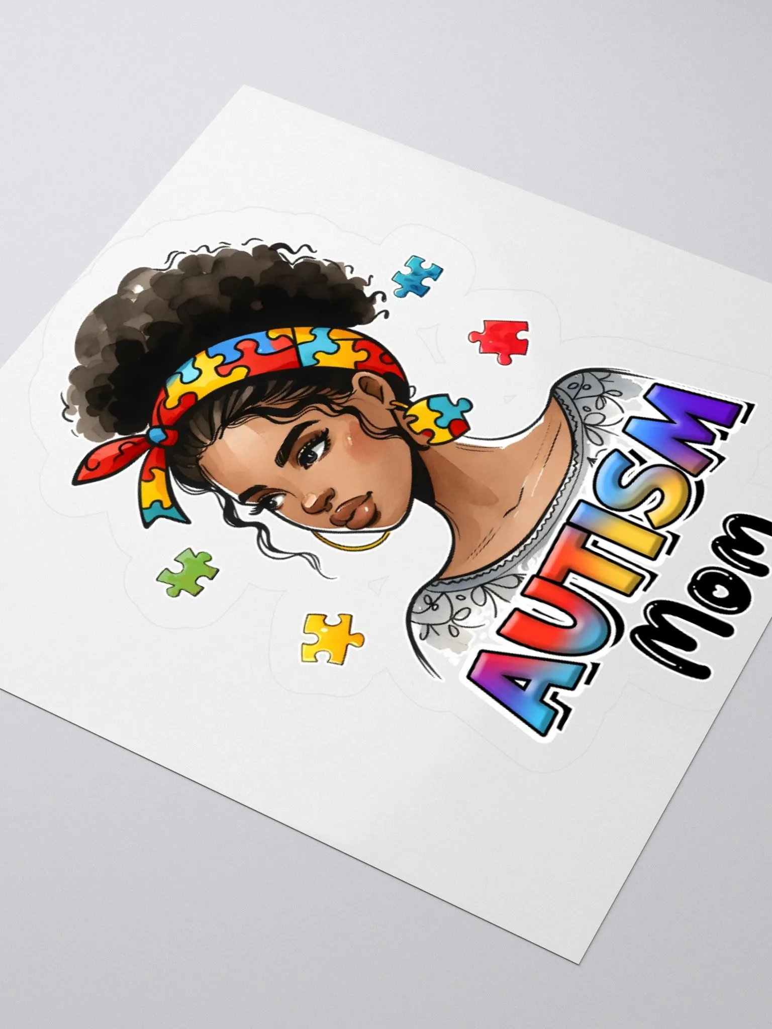 Autism Mom Sticker product image (3)
