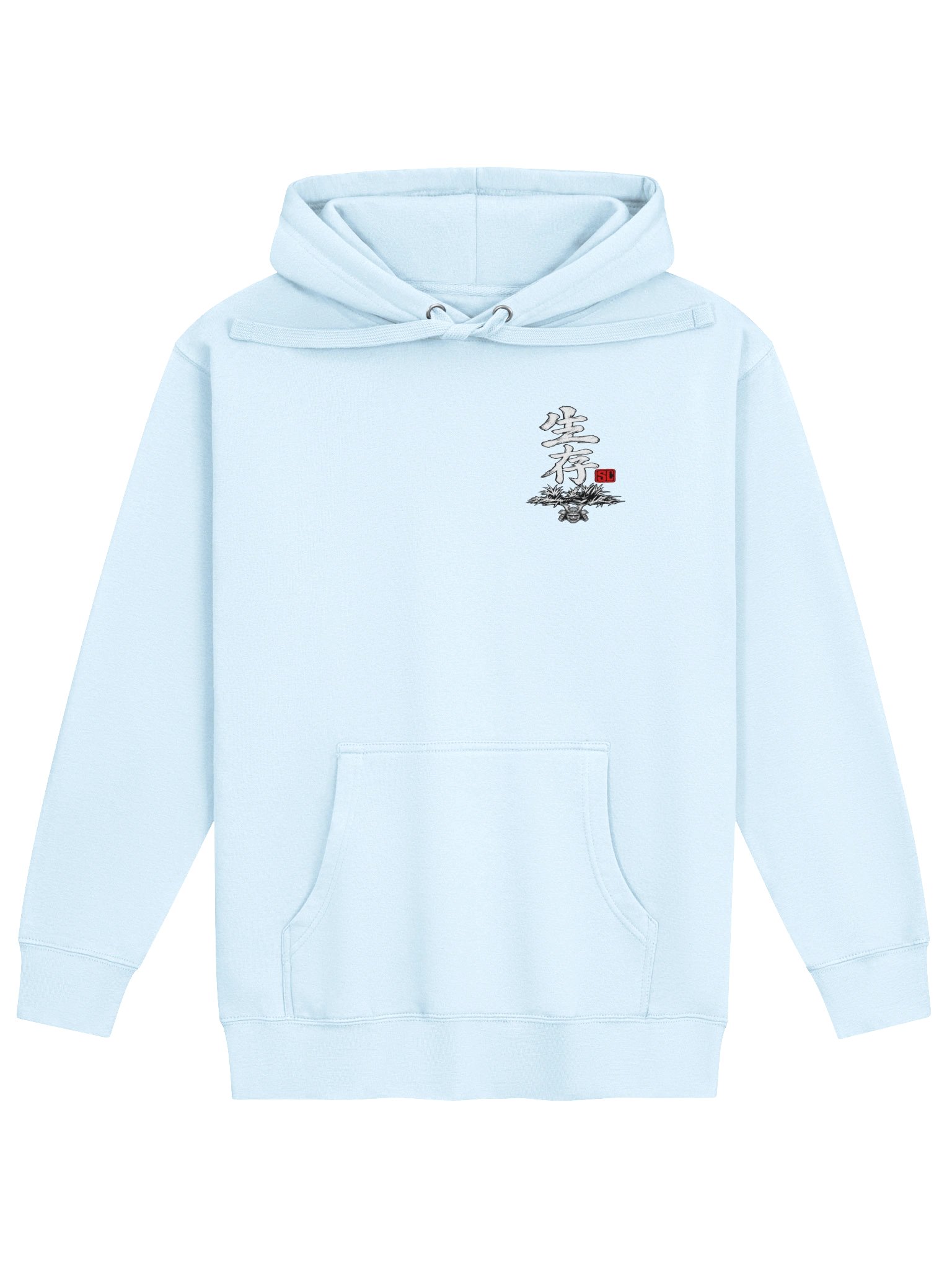 JAPANESE SAMURAI & DARK INK GRAPHIC HOODIE | DOUBLE-SIDED BUSHIDO STREETWEAR product image (3)
