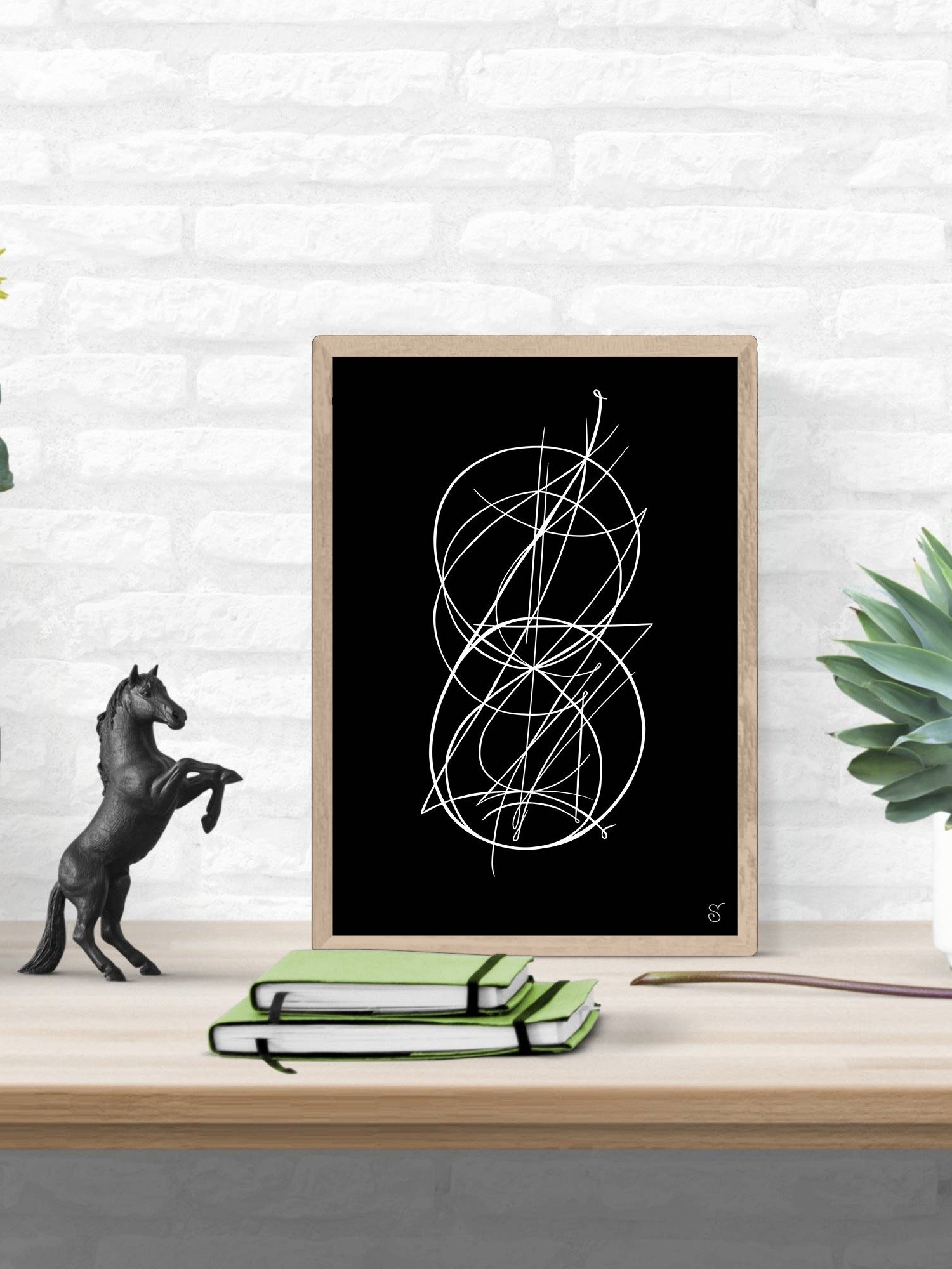 Vibrant Matte Poster Print - Abstract Image No. 9 product image (13)