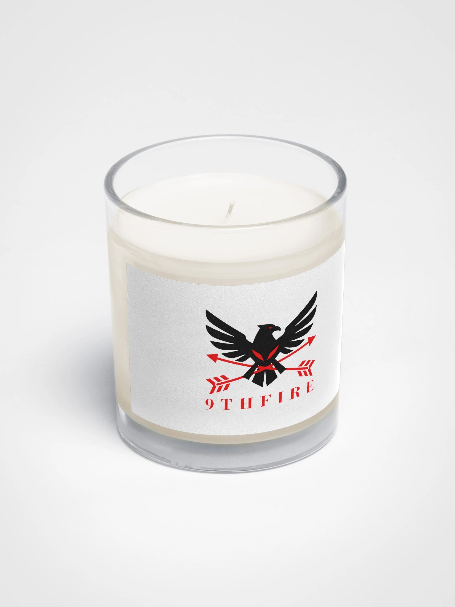 Soy Wax Candle In A Clear Glass Jar product image (2)
