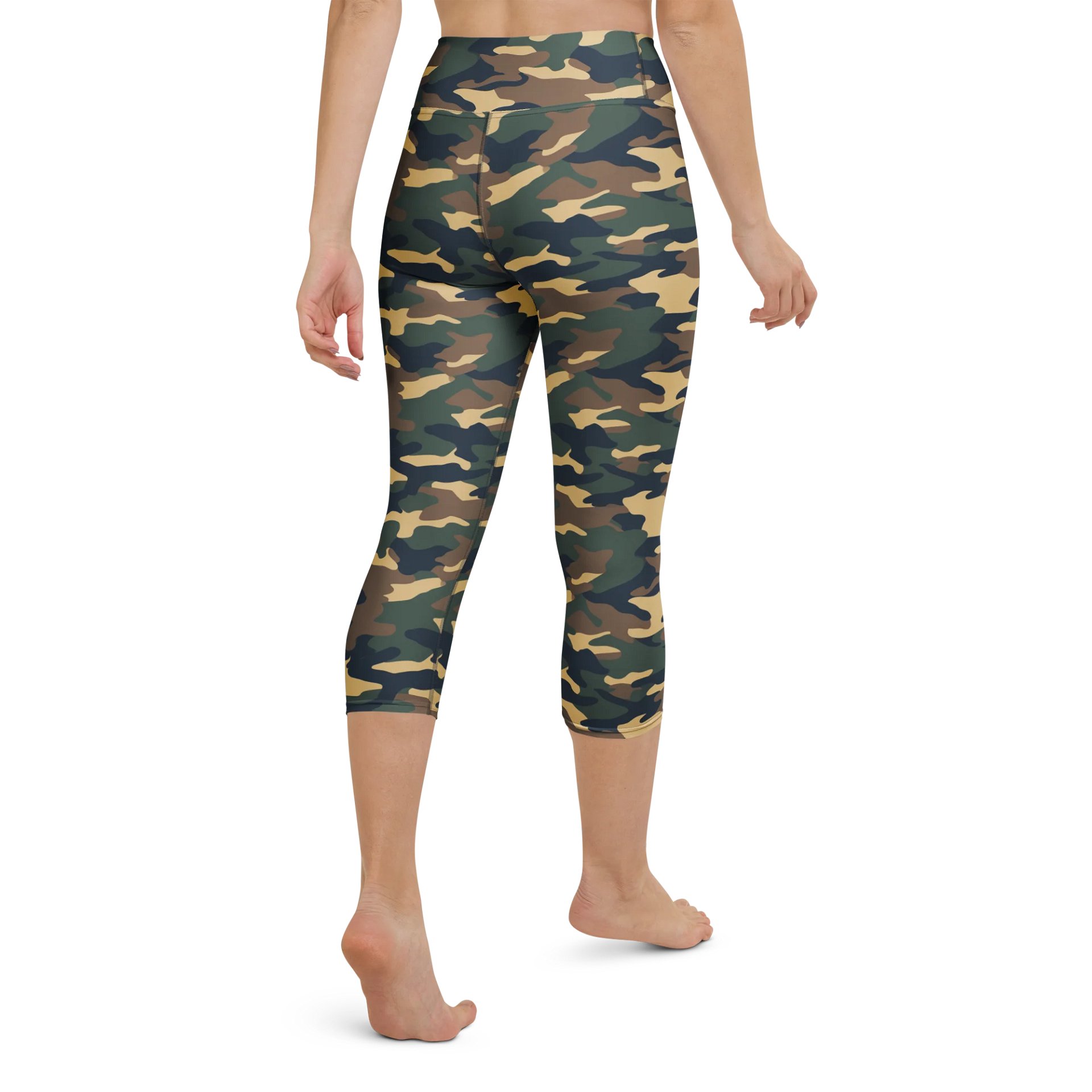 Camo Print Workout Capri Leggings product image (4)