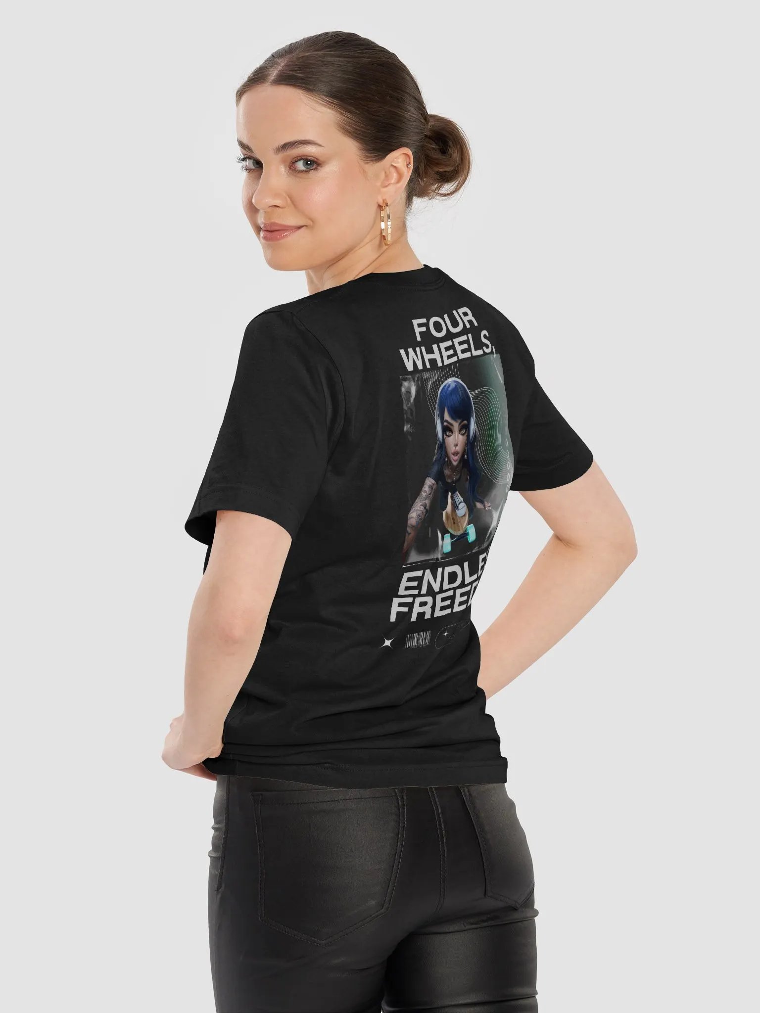 Longboarding Girl T-Shirt product image (2)