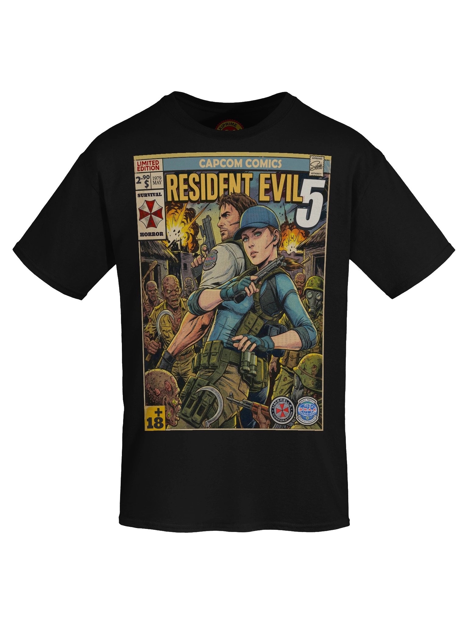 Resident Evil 5 Comic Art T-Shirt product image (5)