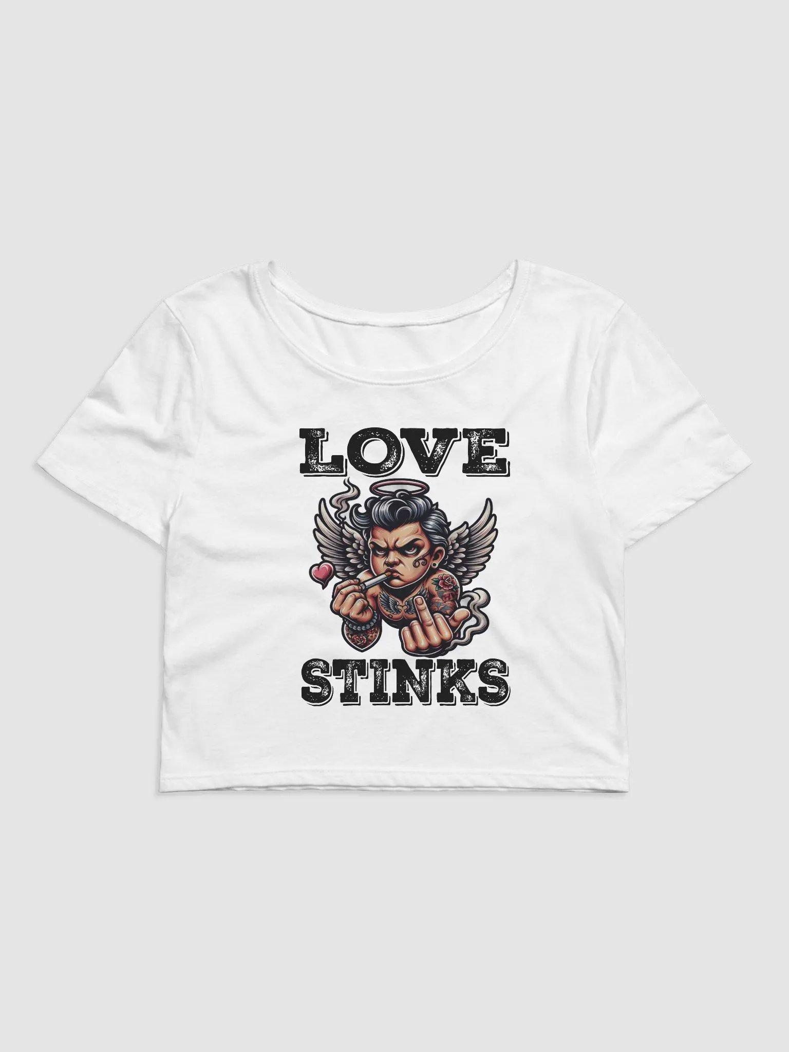Love Stinks Ladies Crop Top product image (2)