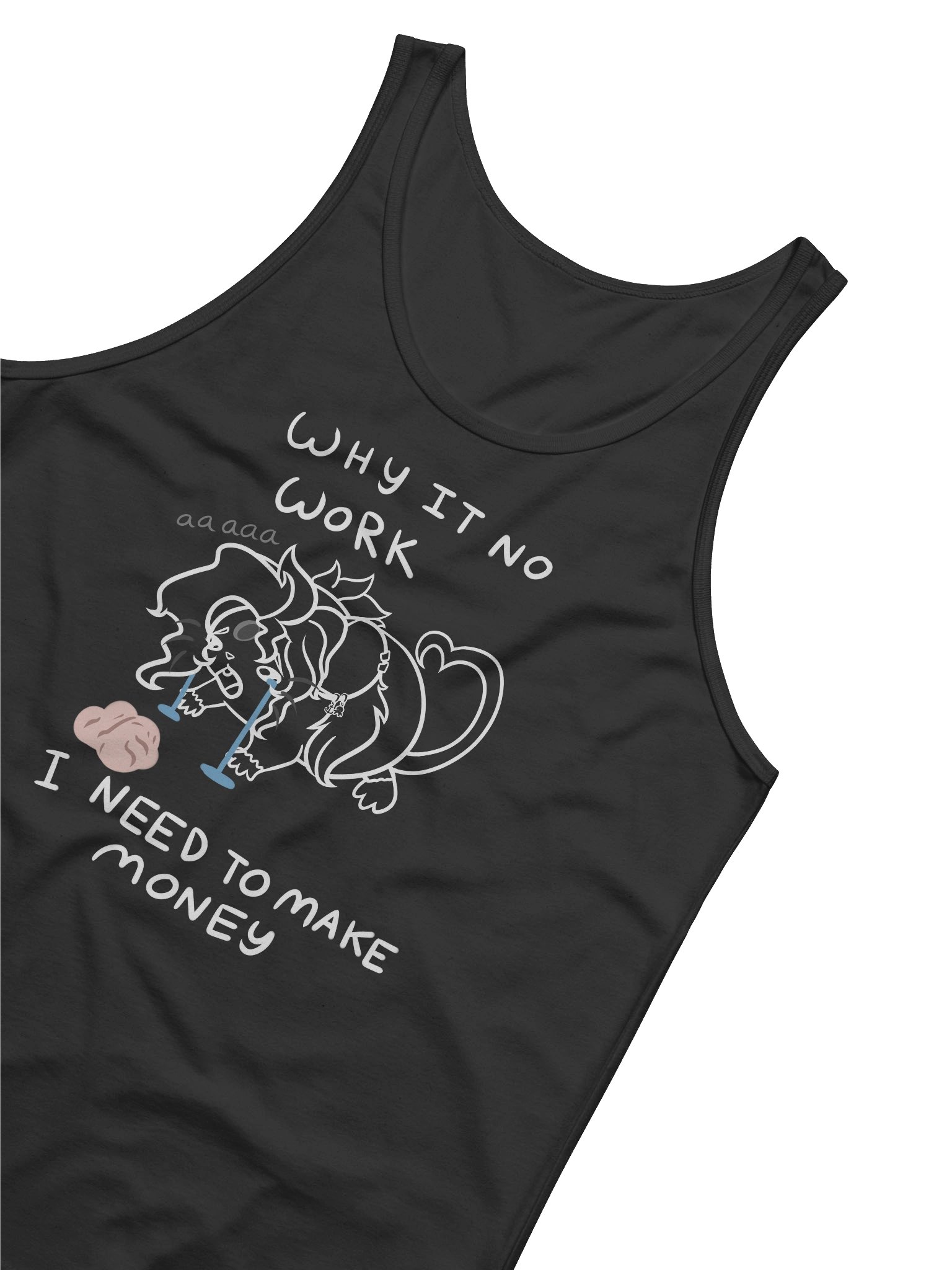 WHY IT NO WORK - Dark Mode Tank Top product image (2)