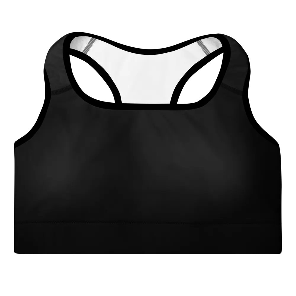 Pure Black Padded Sports Bra product image (5)