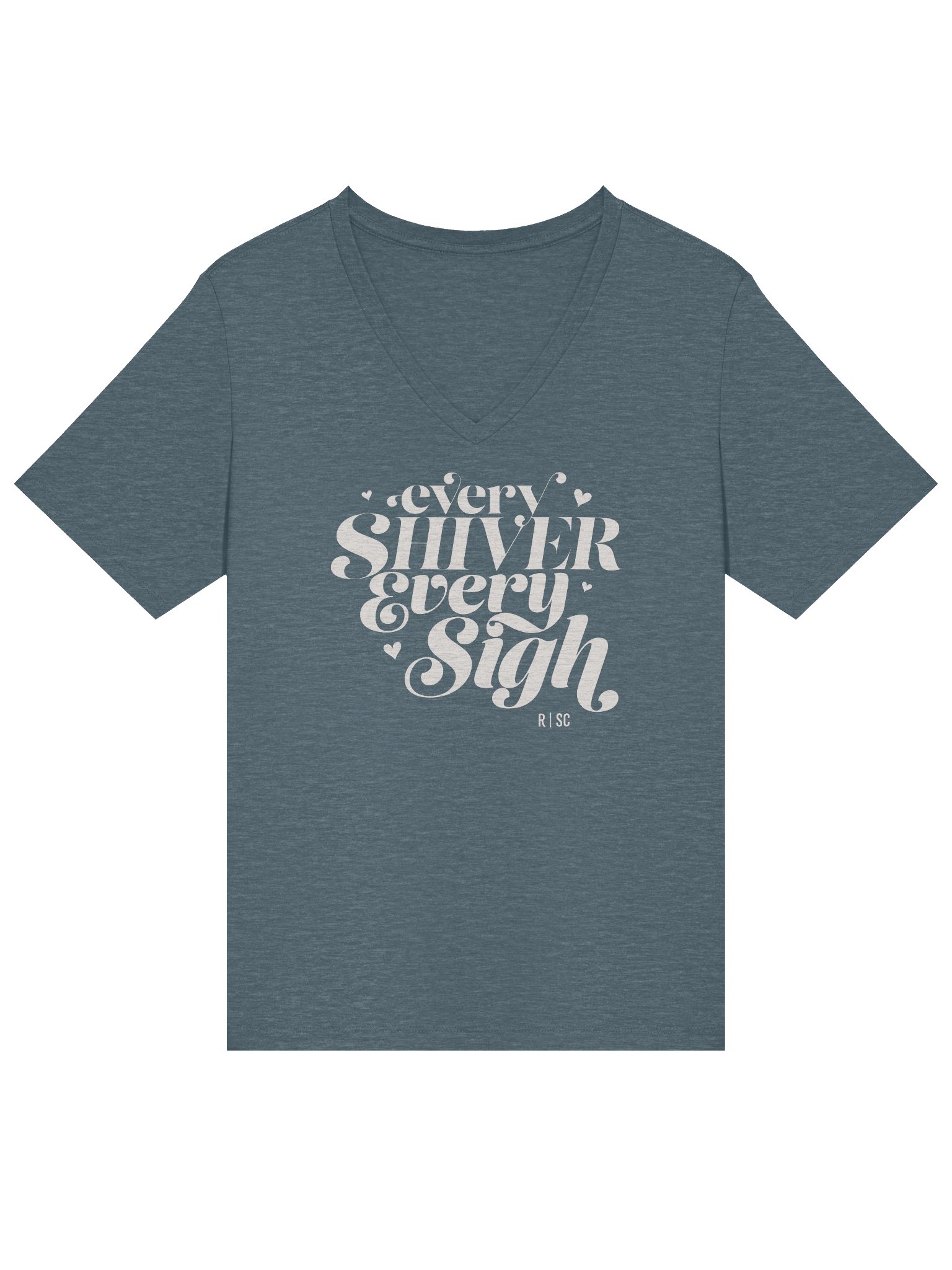 Every Shiver Every Sigh VNeck Tshirt product image (1)