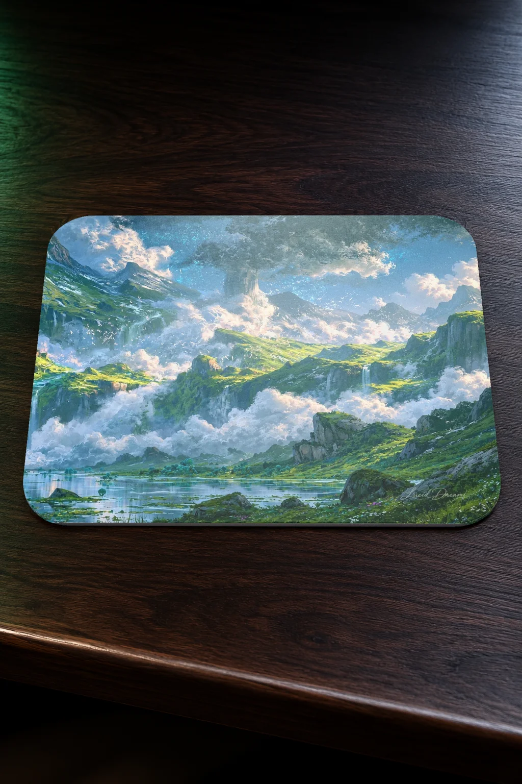 The Emerald Sky Mountains Mousepad product image (8)