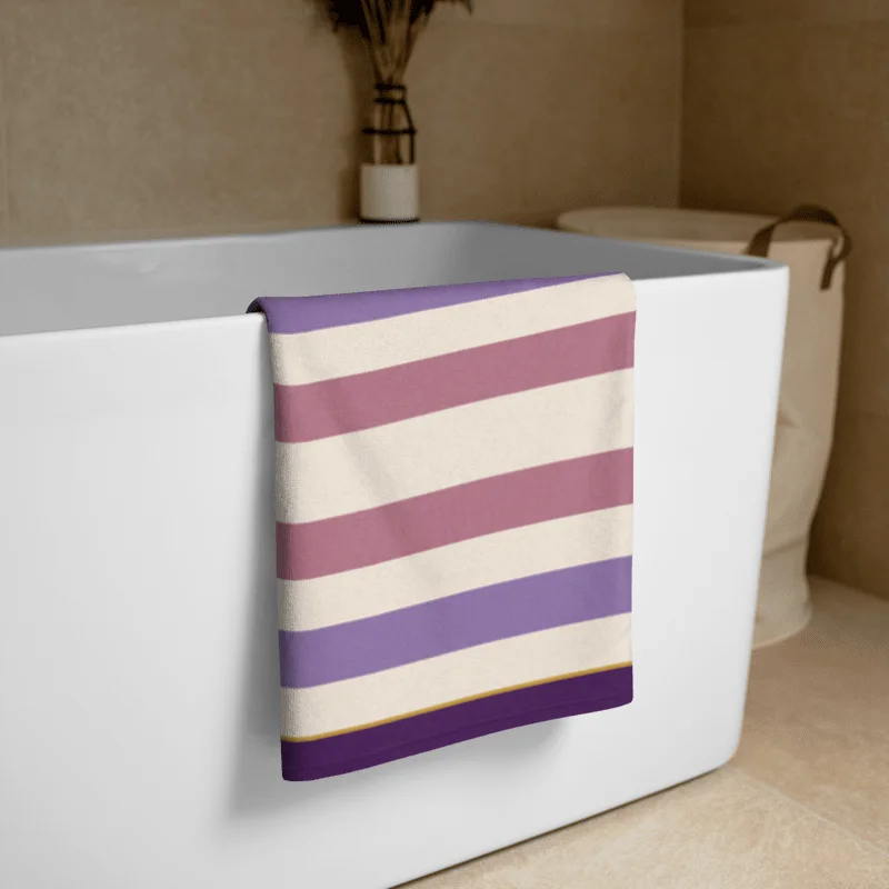 Solace Signature Stripe Bath Towel product image (3)