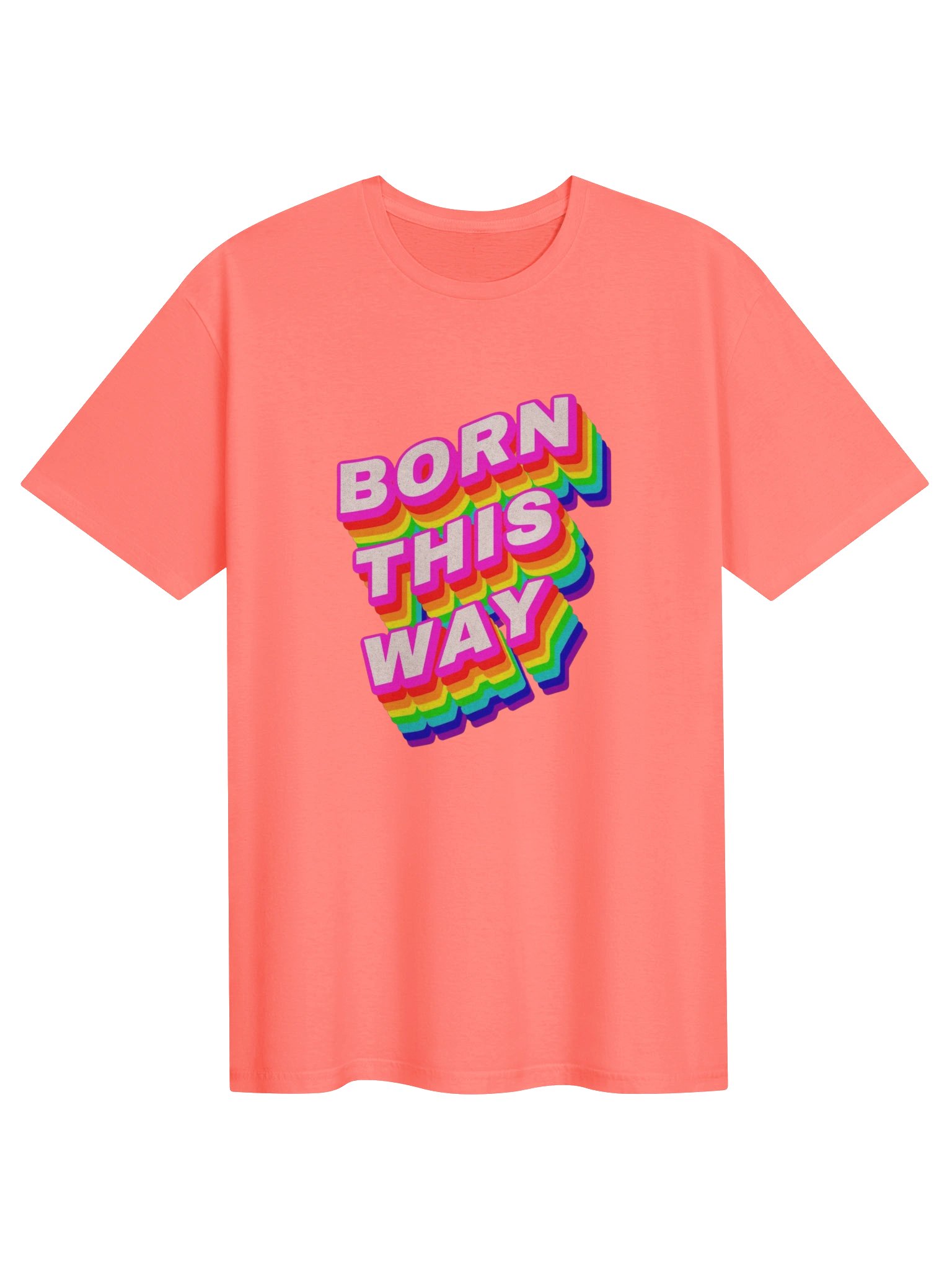 Born This Way Rainbow Pride Tee product image (2)