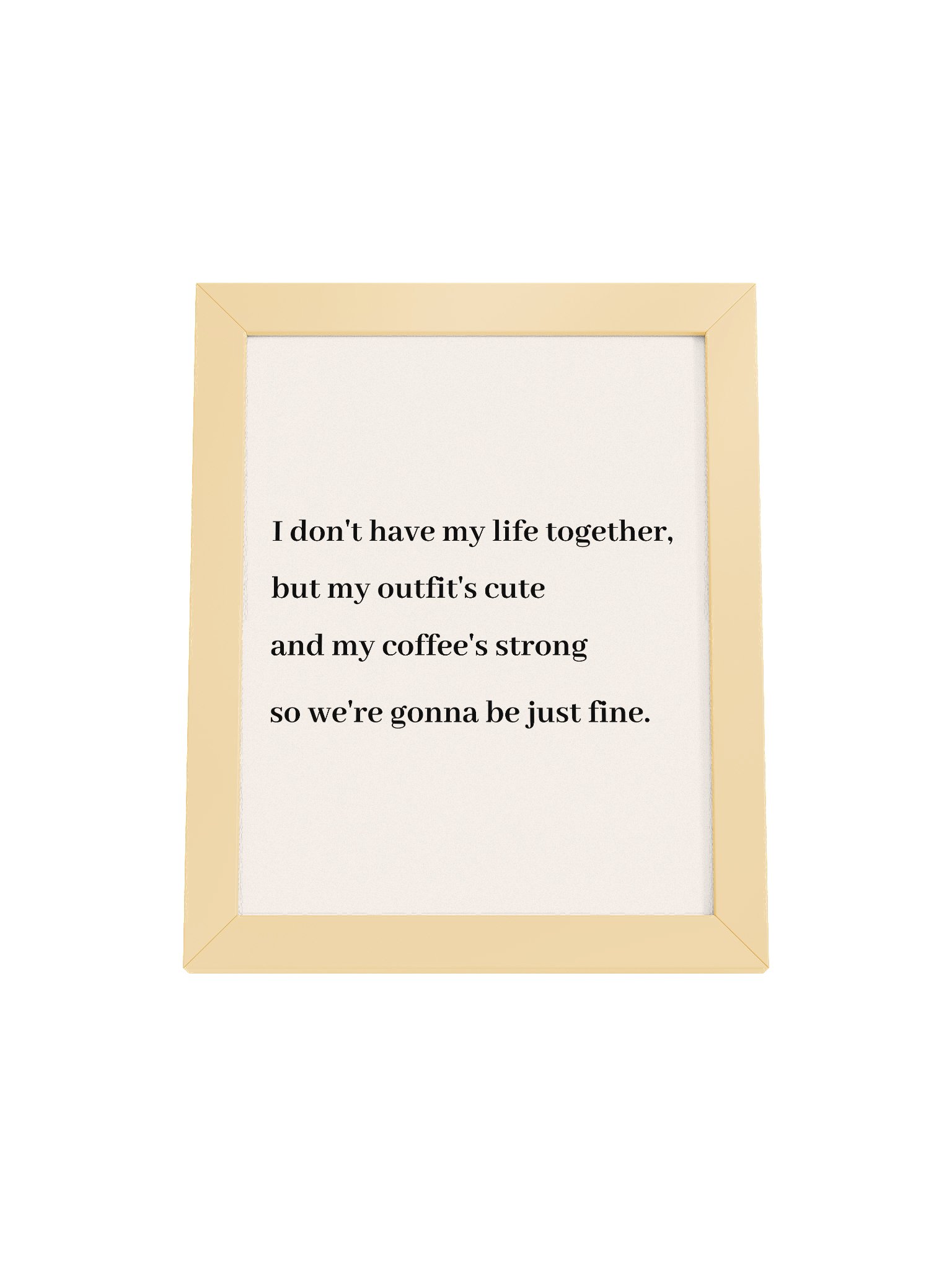 We're Fine wall art product image (5)