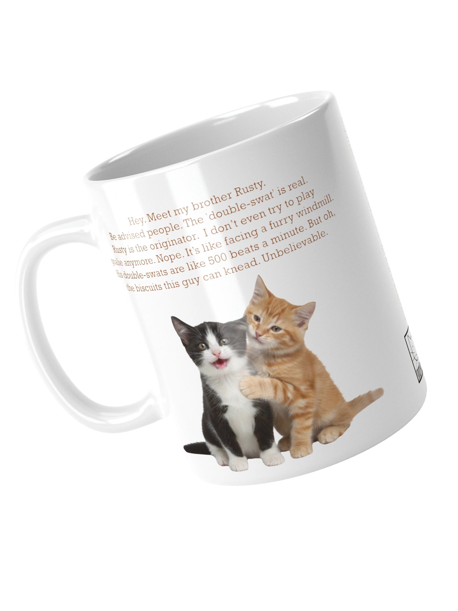 Funny mug "Hey. Meet my brother Rusty..." product image (12)