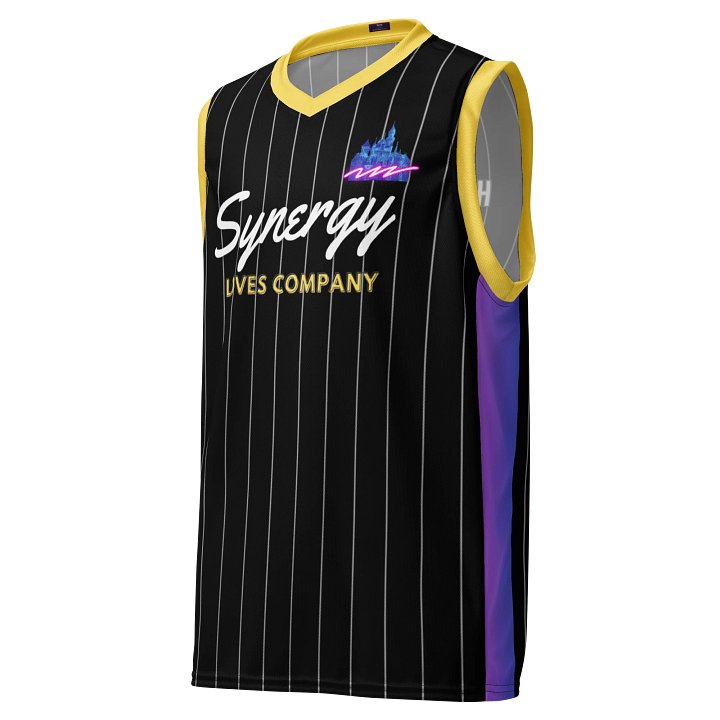 Castle Stripes Unisex Basketball Jersey product image (1)