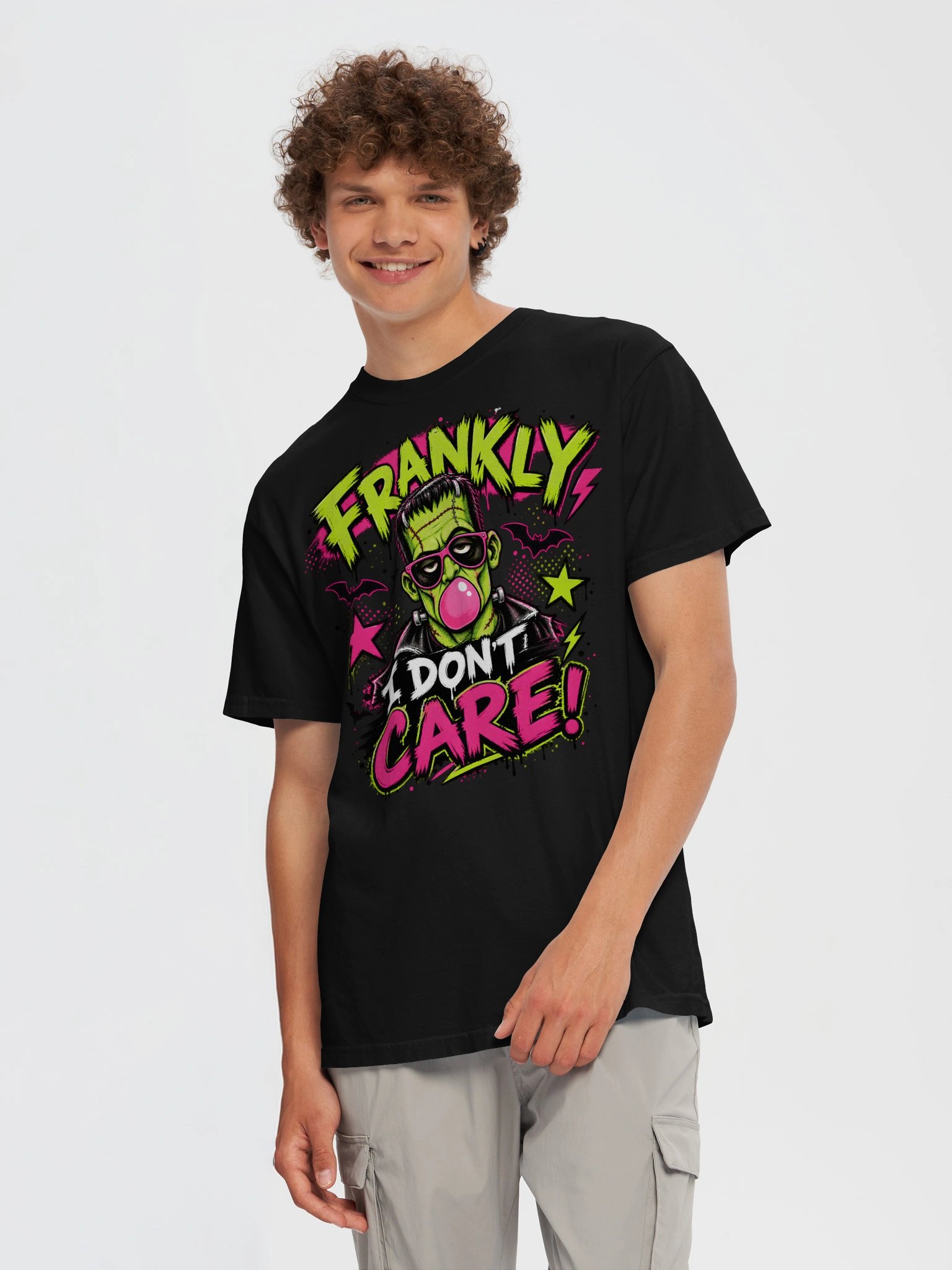 Frankly I Don't Care Frankenstein Tee product image (25)