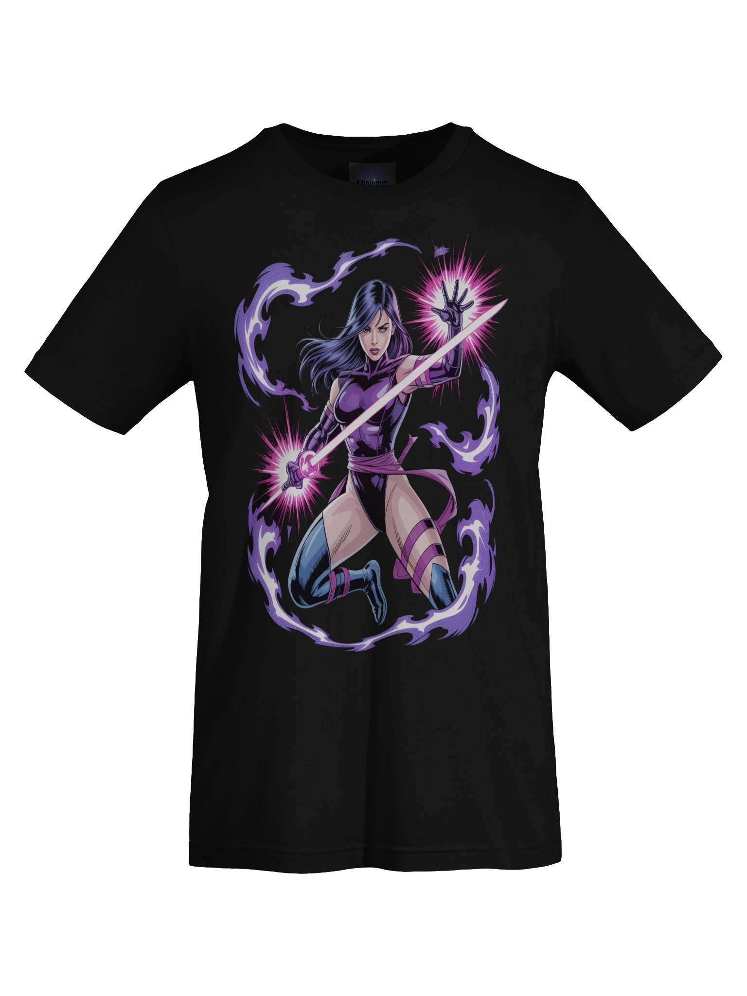 Psylocke Veil Tempest T-Shirt - Exclusive Midnight Veil Designs Unisex Tee product image (7)