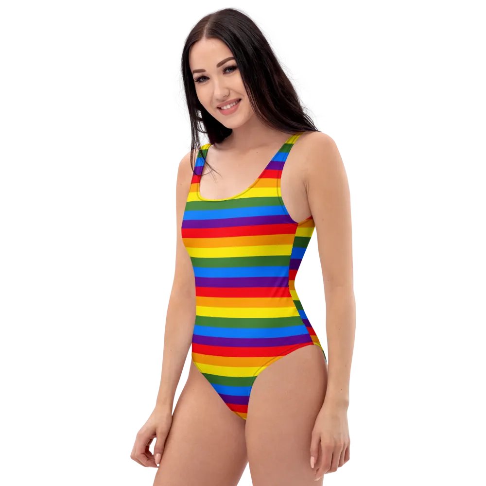Vibrant Stripes All-Over Swimsuit product image (4)