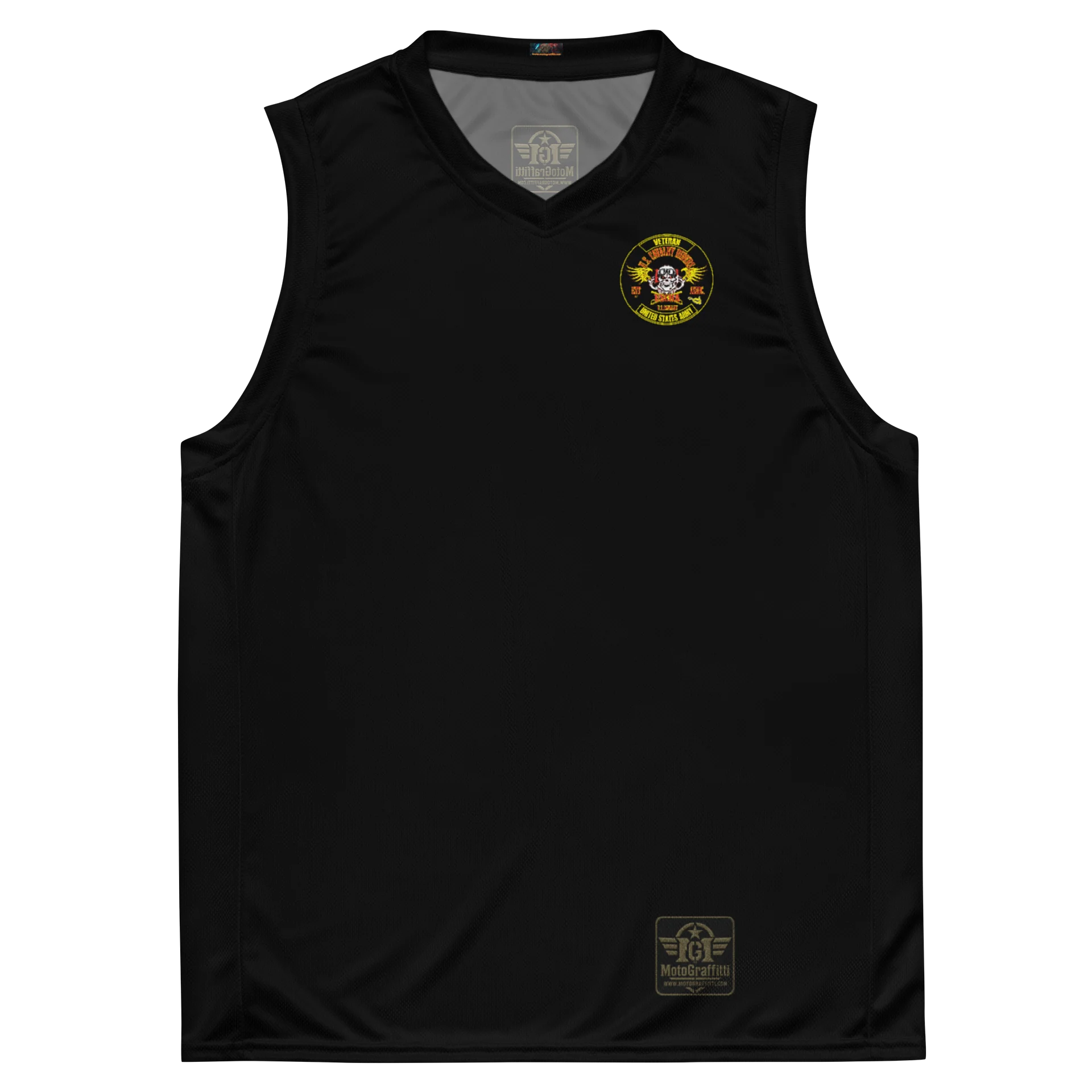 U.S. Cavalry Riders Skull Basketball Jersey product image (2)