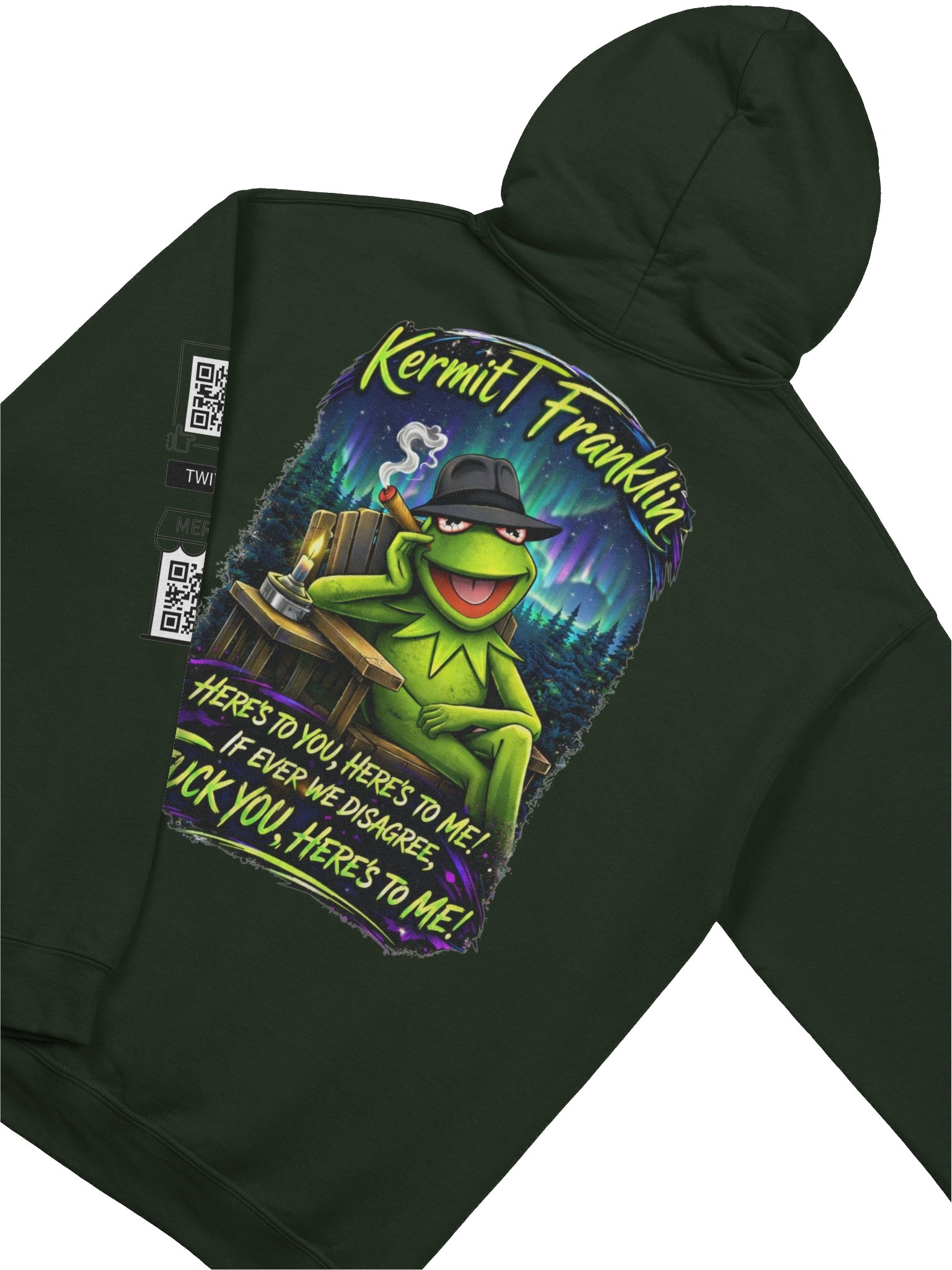 Chill Fuck You Toast Hoodie w/QR product image (4)