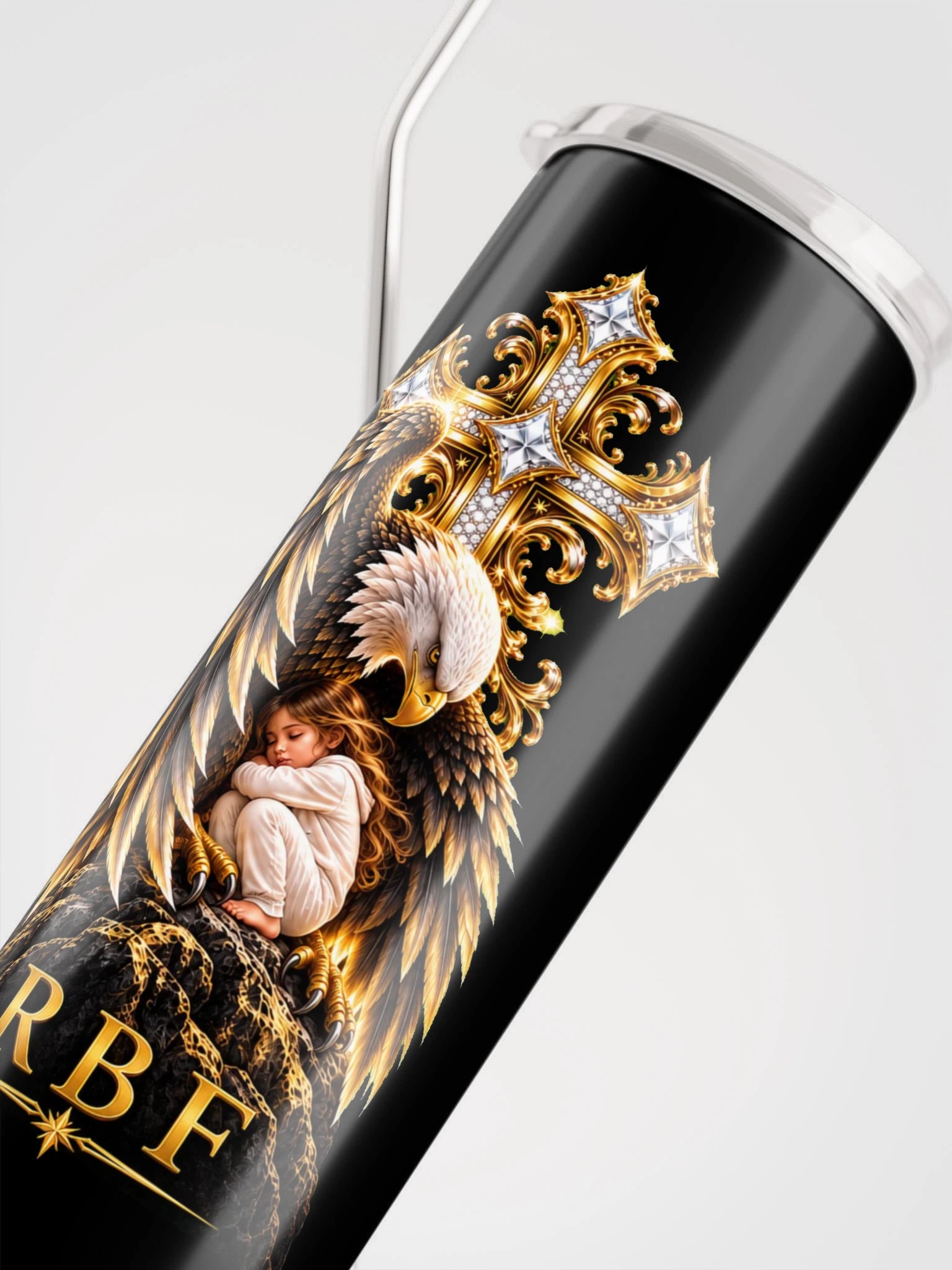 RBF Sheltered by Faith Eagle & Cross Tumbler product image (5)