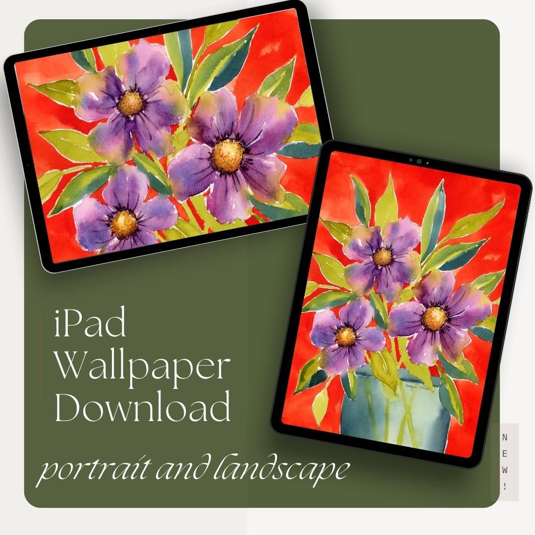 Lime & Lavender Heat Digital Wallpaper Bundle product image (4)