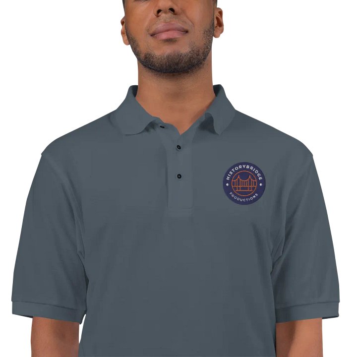 HistoryBridge Logo Embroidered Polo product image (1)