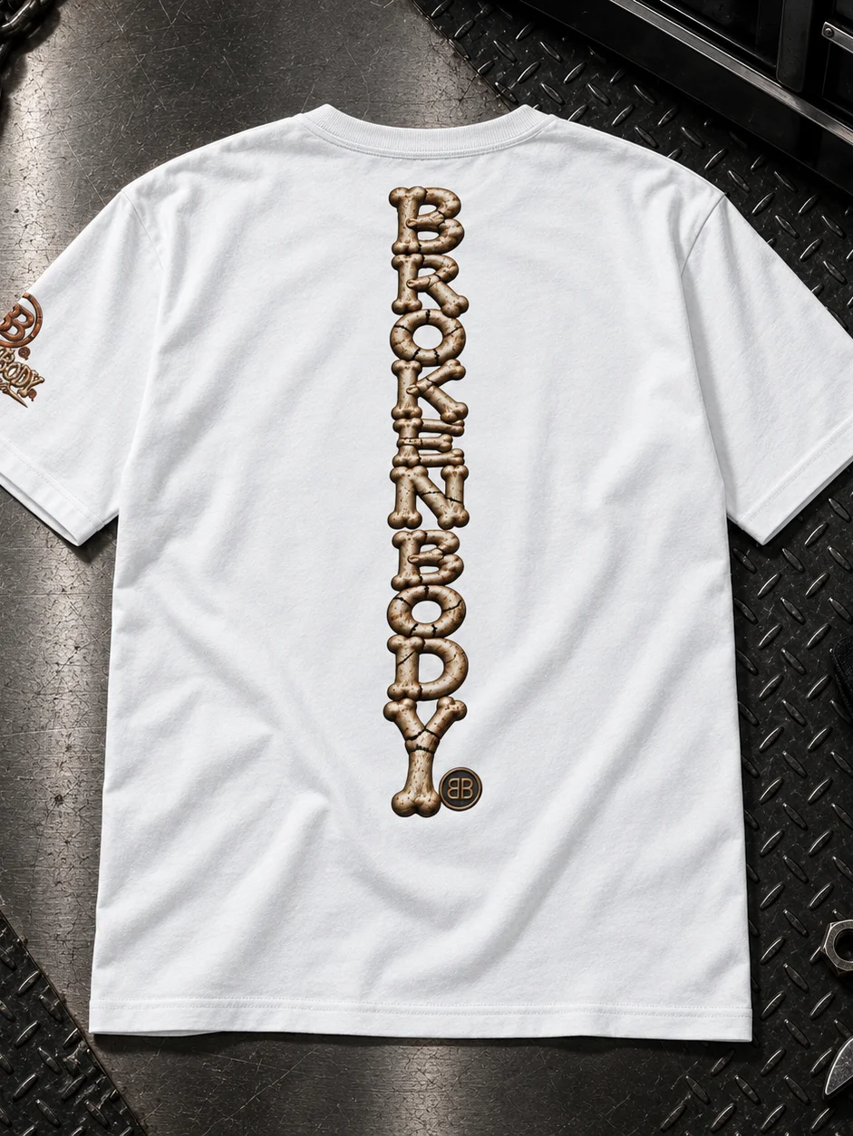 Funny THC Warning Shirt — Contents May Contain THC Spine Graphic Tee | Broken Body™ product image (3)