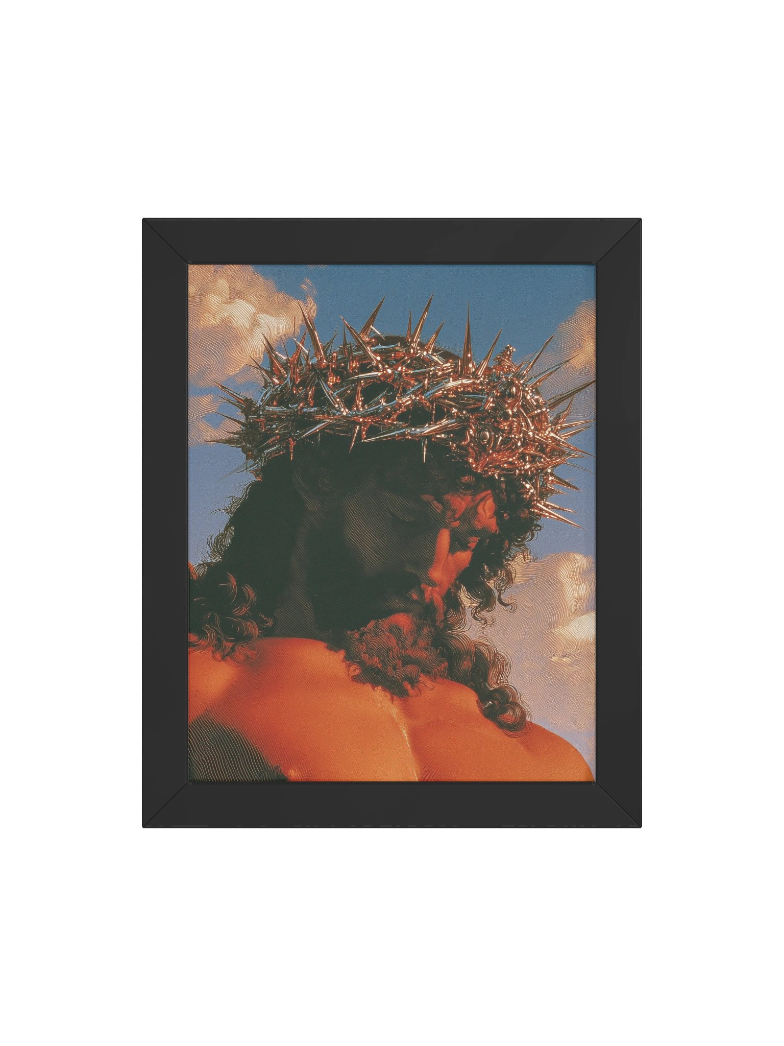 Chrome Thorns - Framed Art Print product image (4)