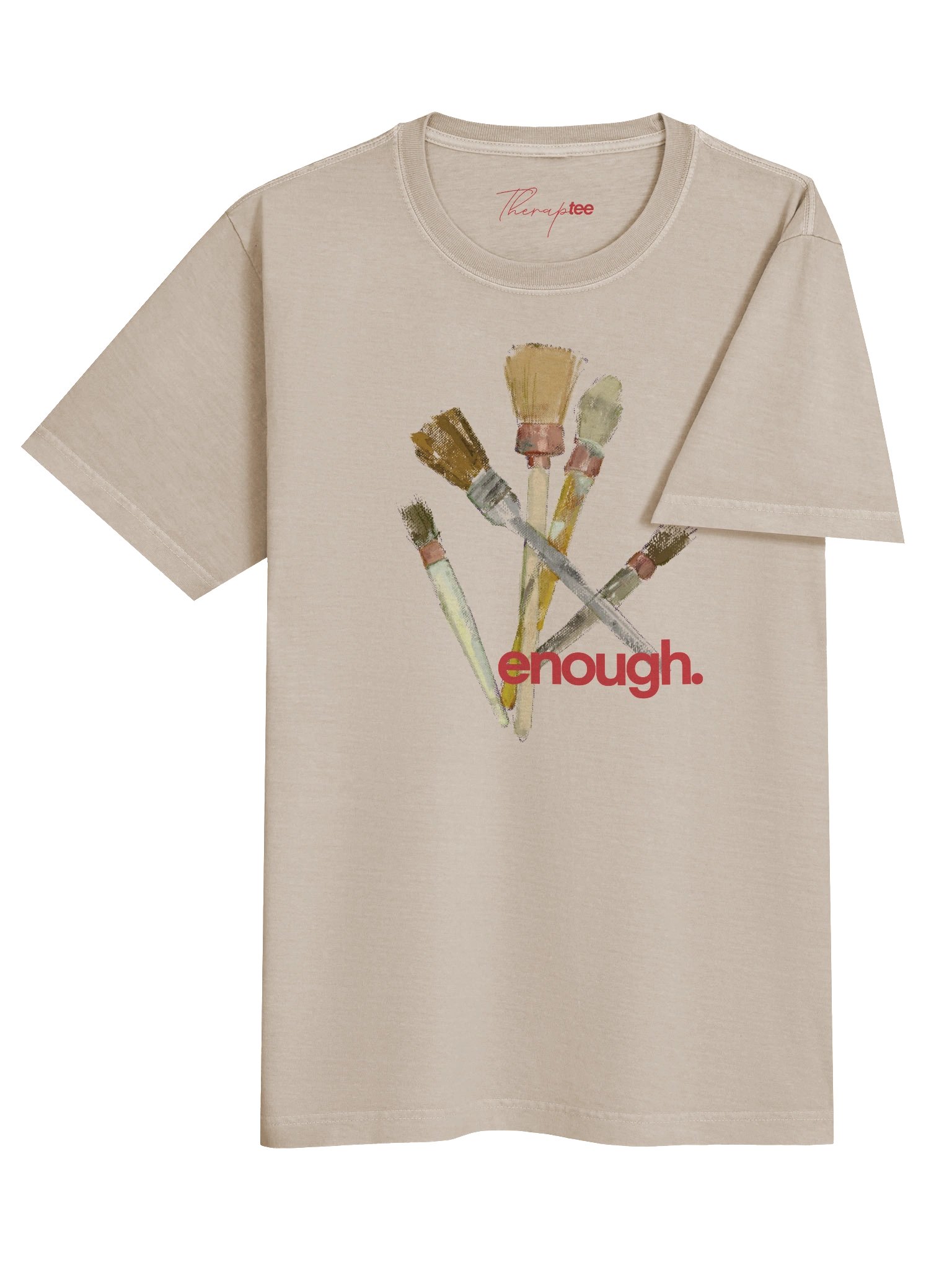 enough hand-drawn t-shirt product image (4)
