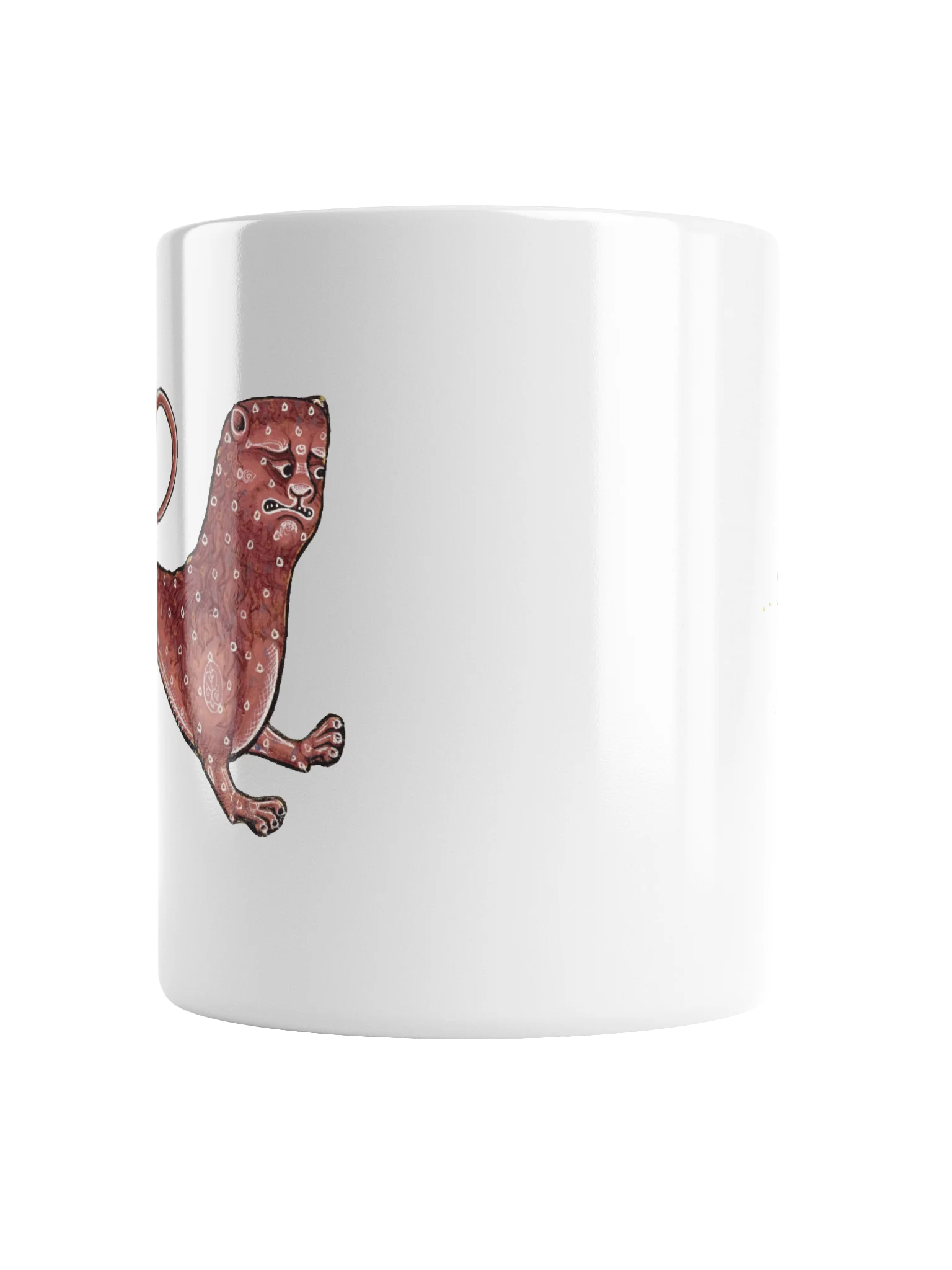 The Leopard Wild Custard - White Mug product image (2)