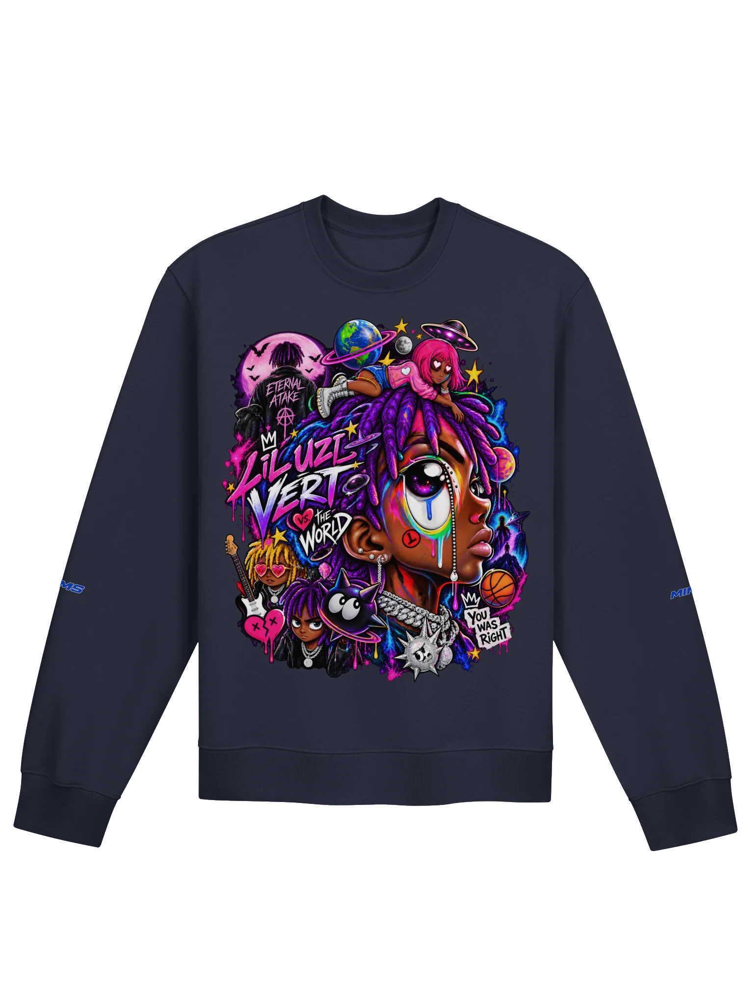 Eternal Atake Neon Graffiti Sweatshirt product image (2)