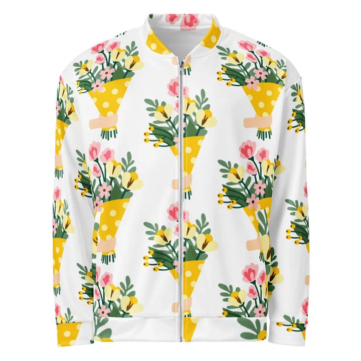 Dotty Floral Delight Bomber Jacket product image (2)