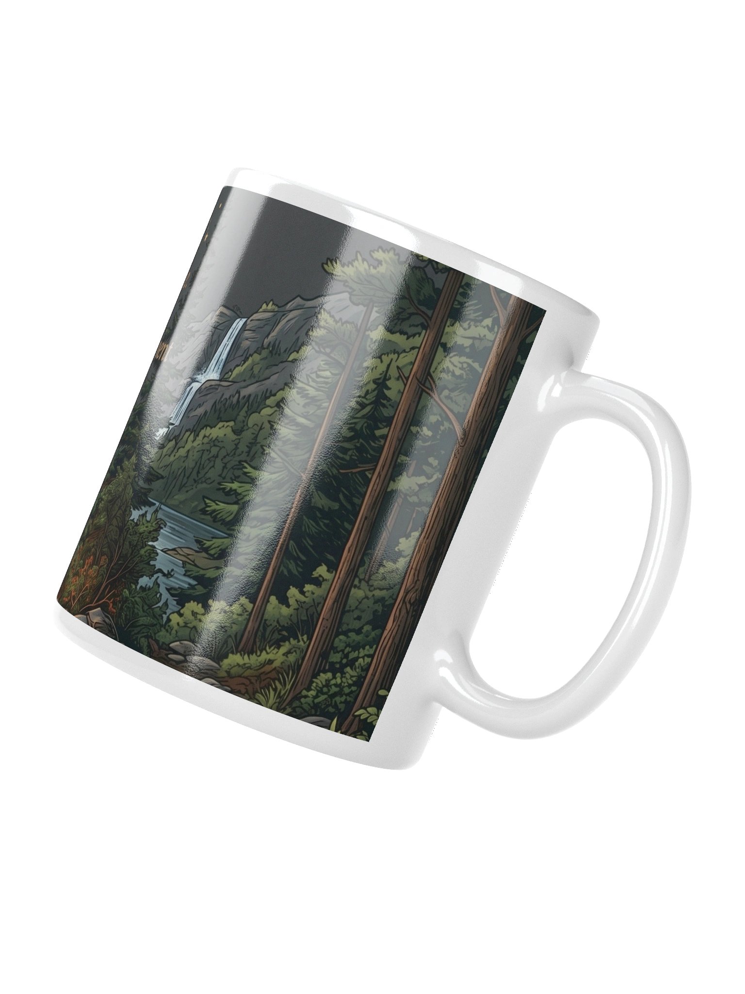 The Soul’s Sanctuary | Serene Lakeside Camping Mug - "Find Your Peace" Quote product image (10)