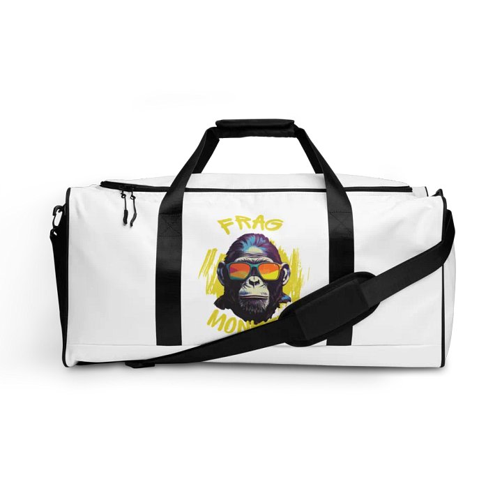 Funky Monkey (yellow) All-Over Print Duffle Bag product image (1)