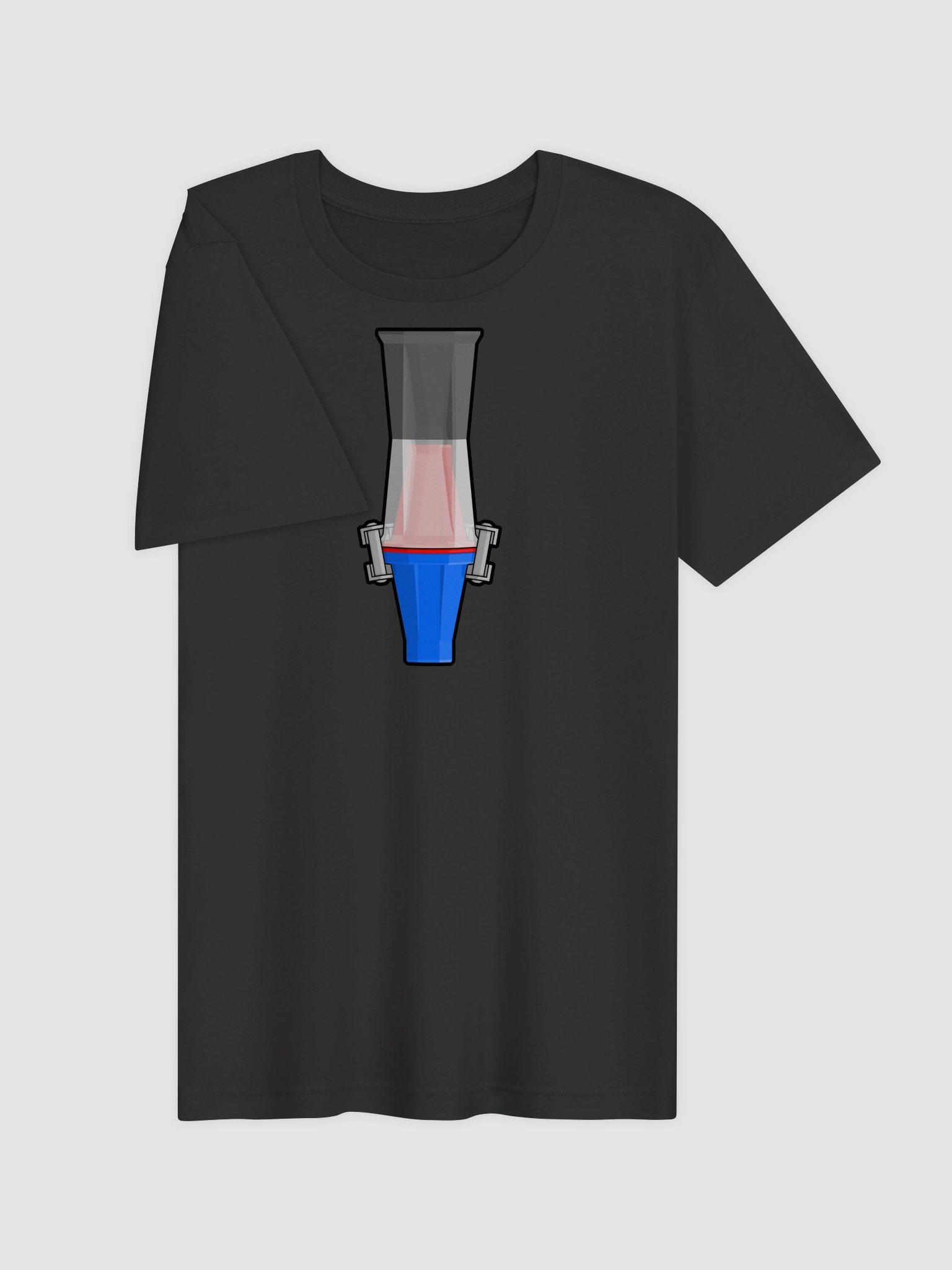 Pin Cup Claw Stack T-Shirt Blue product image (3)